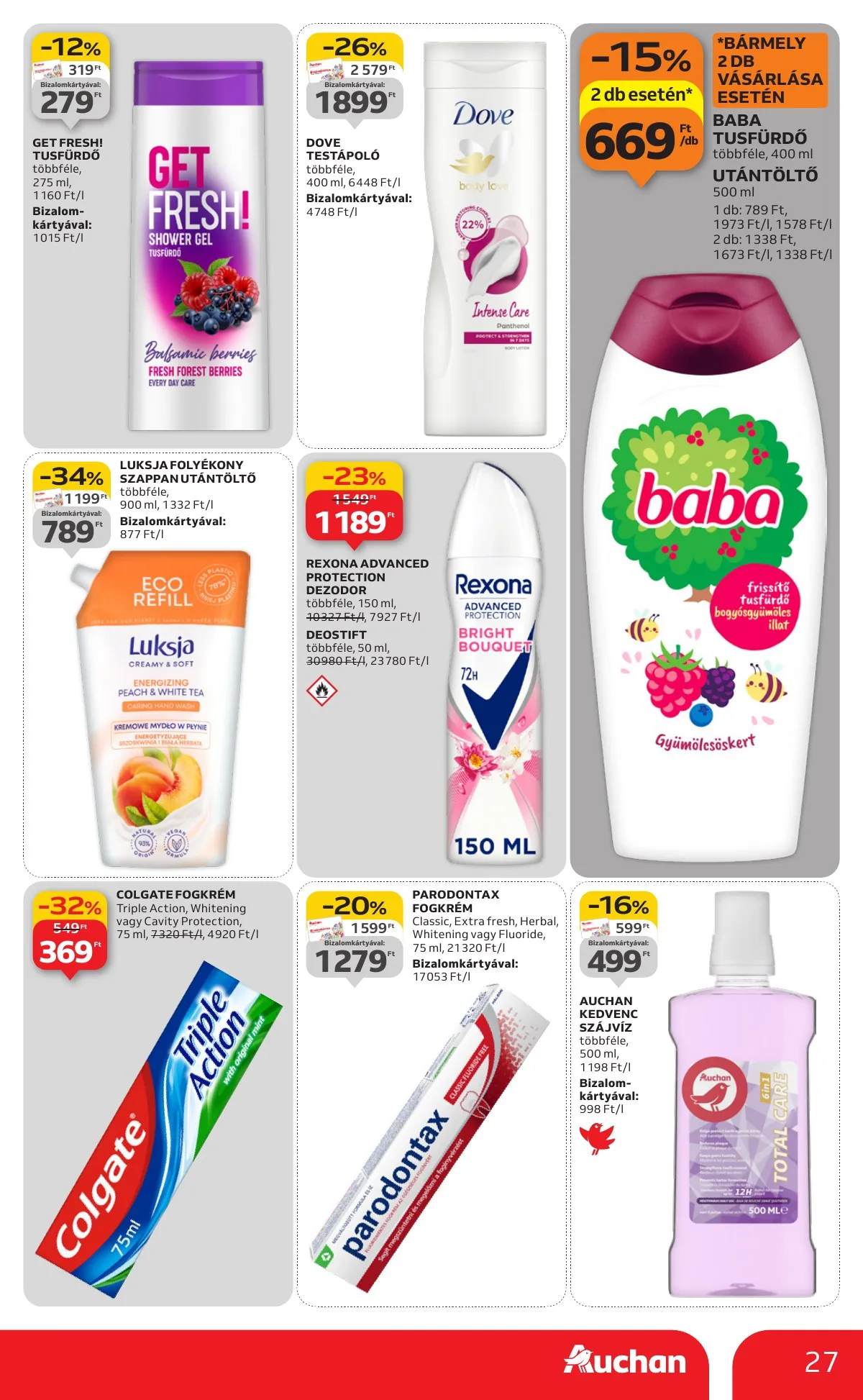 Auchan akciós újság Hipermarket 01.02–01.07 – 27. oldal