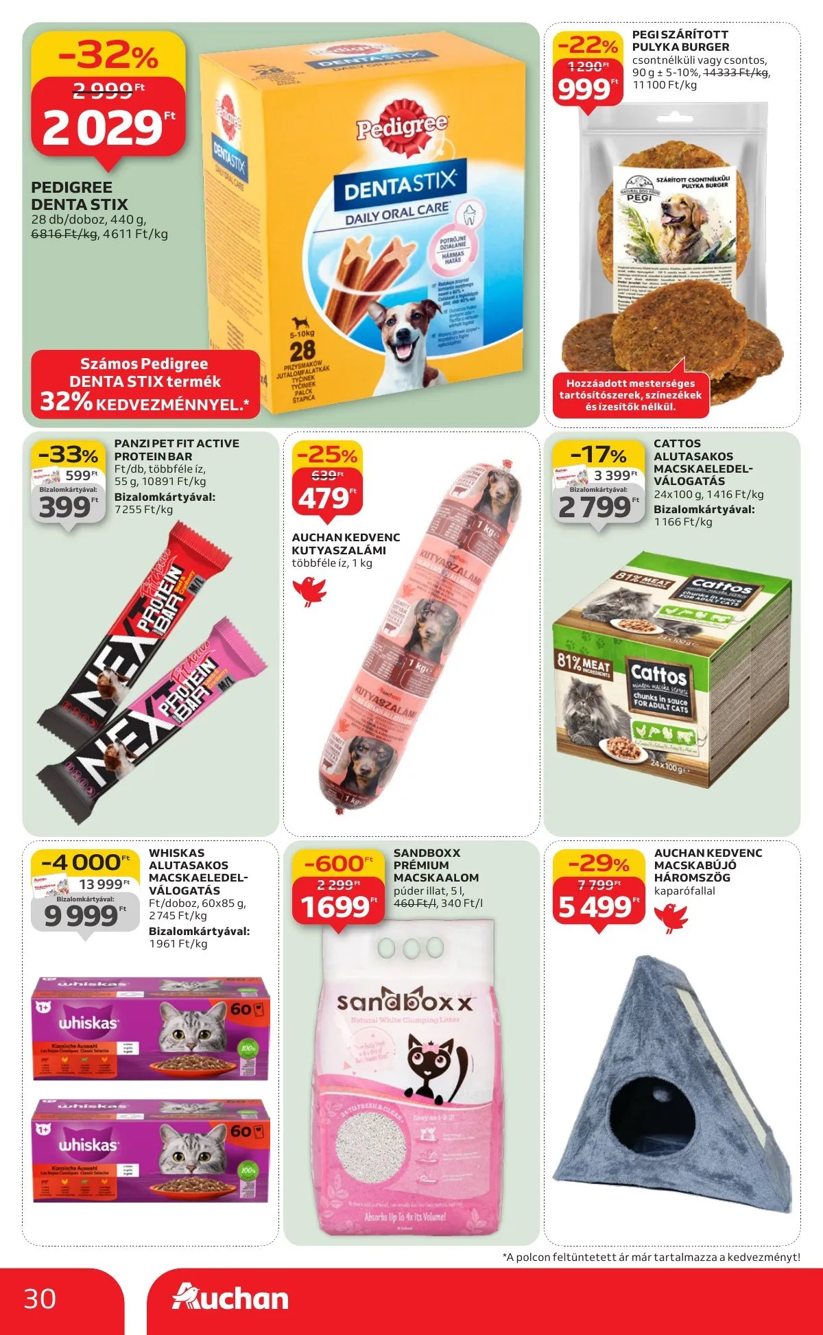 Auchan akciós újság Hipermarket 01.02–01.07 – 30. oldal