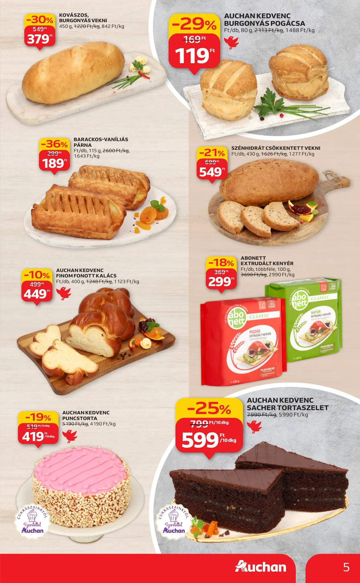Auchan akciós újság Hipermarket 01.02–01.07 – 5. oldal