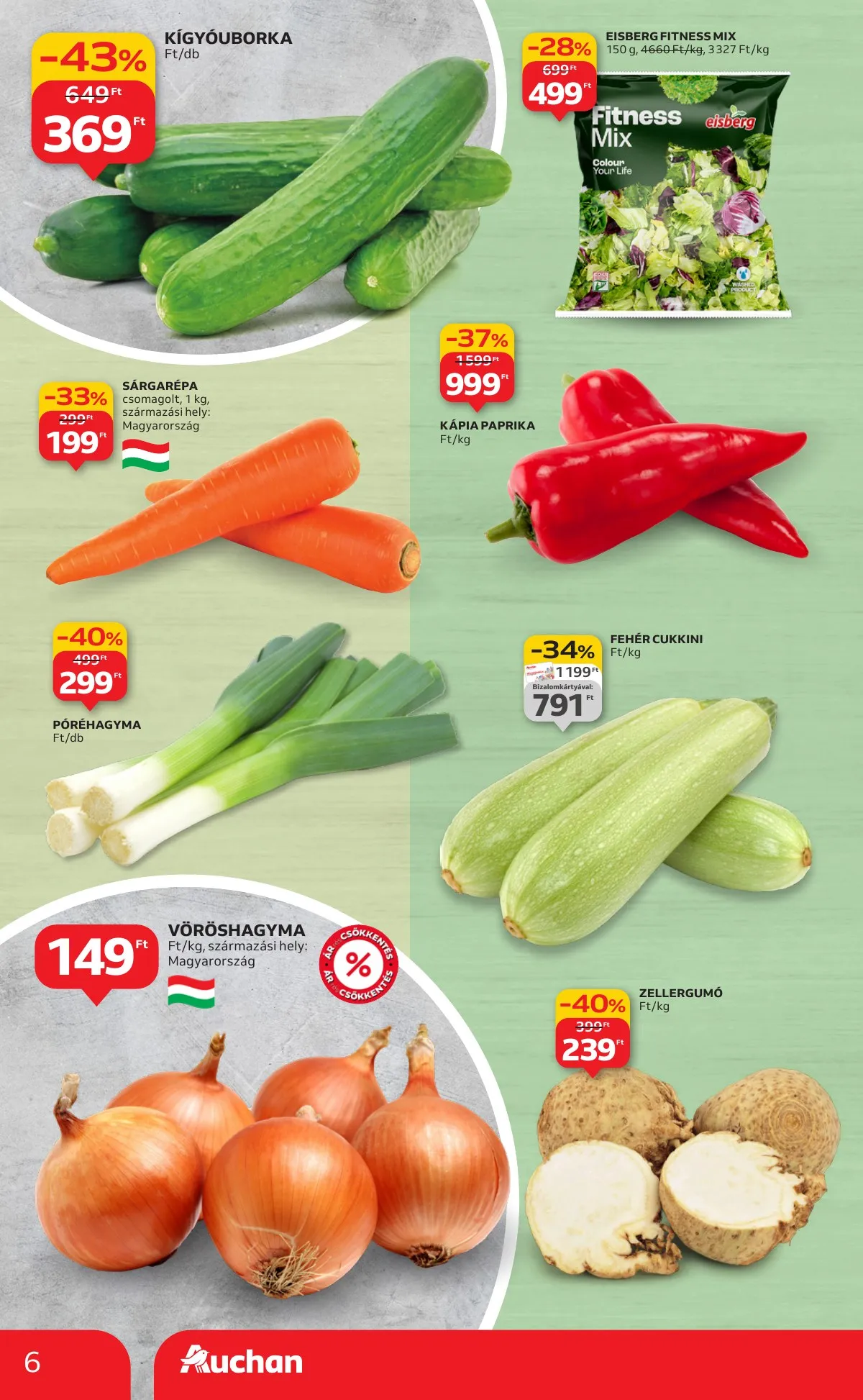 Auchan akciós újság Hipermarket 01.02–01.07 – 6. oldal