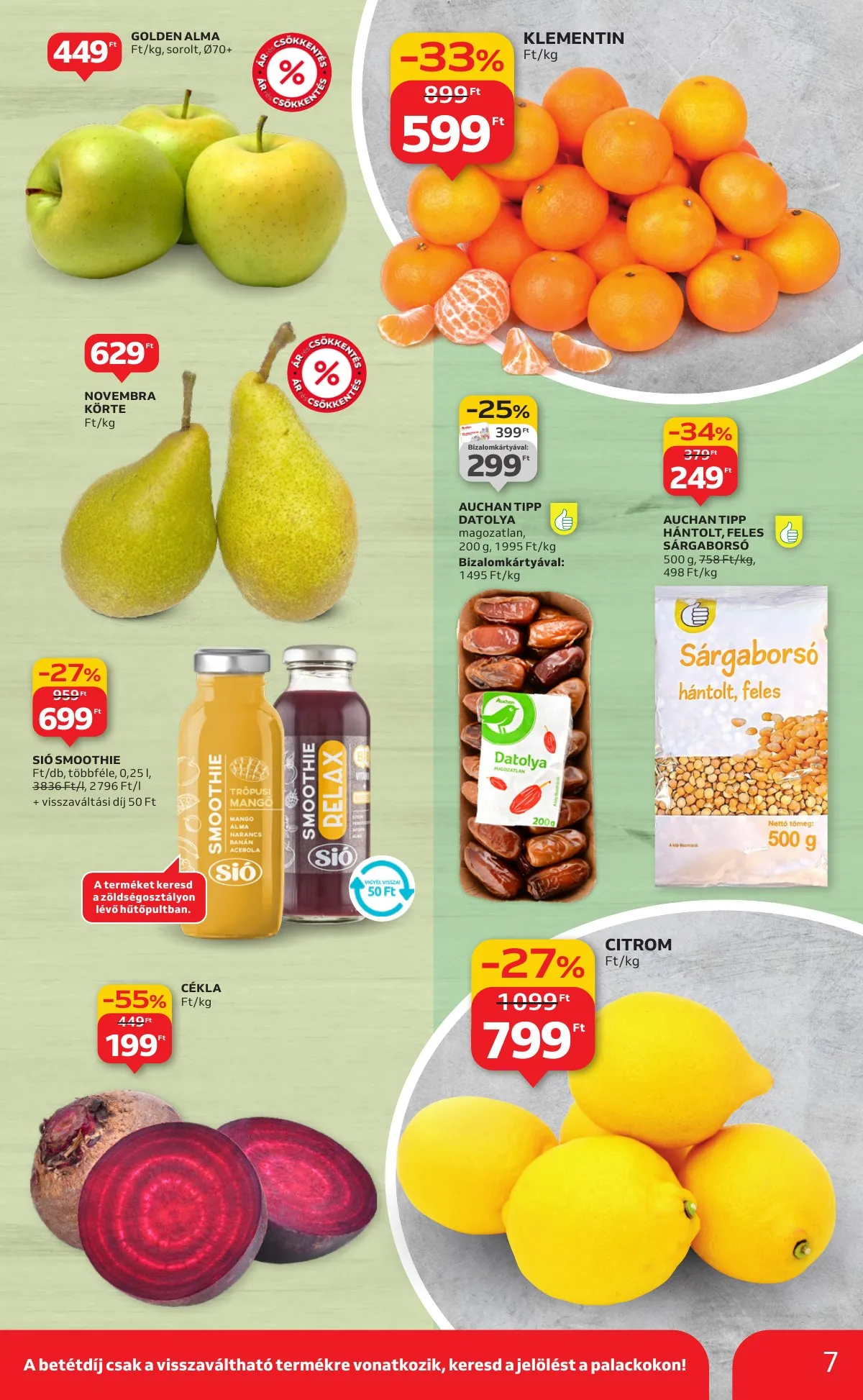Auchan akciós újság Hipermarket 01.02–01.07 – 7. oldal