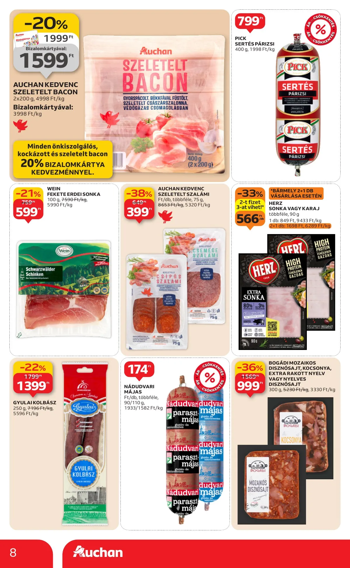 Auchan akciós újság Hipermarket 01.02–01.07 – 8. oldal