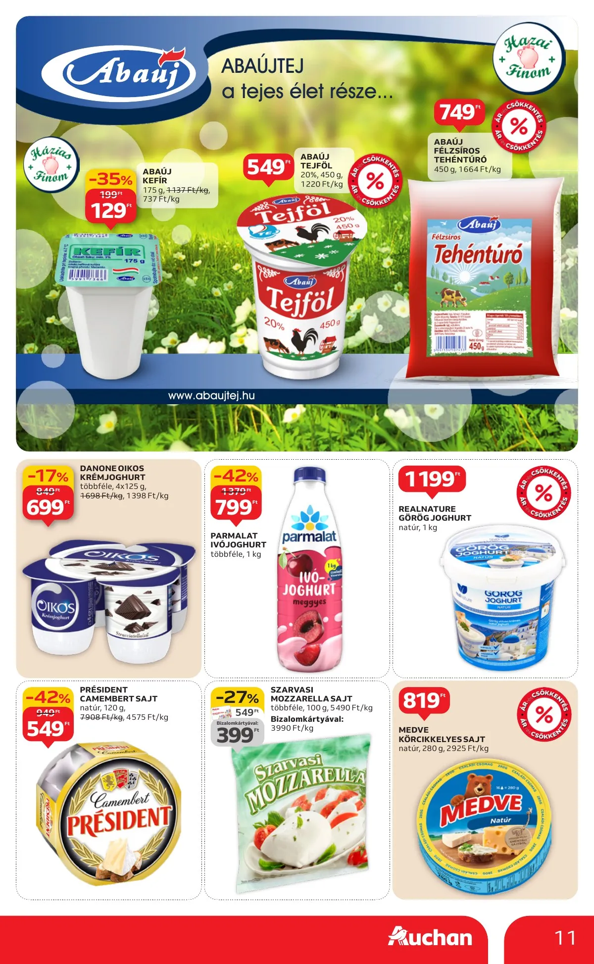 Auchan akciós újság Hipermarket 01.08–01.14 – 11. oldal