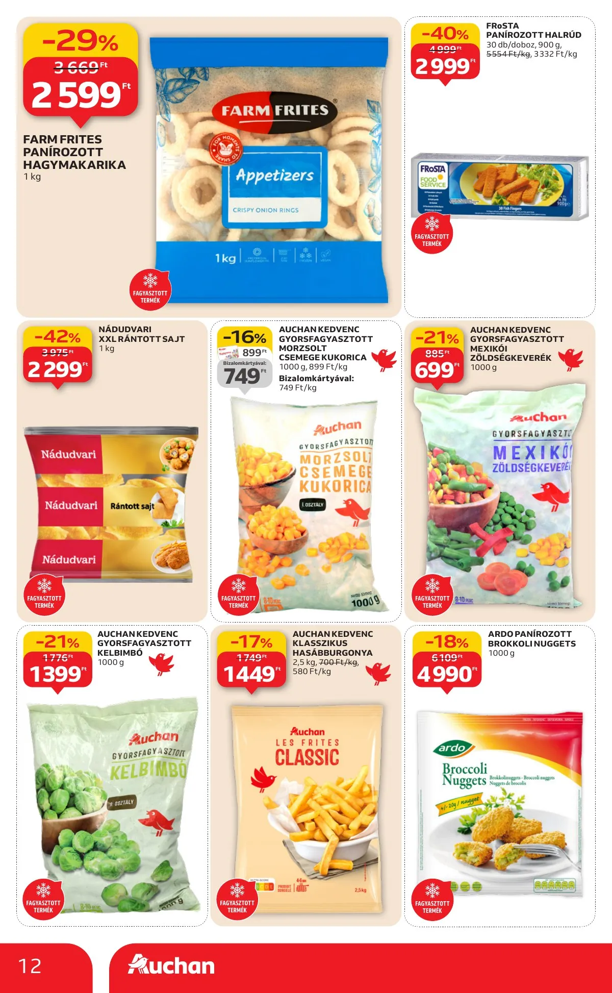 Auchan akciós újság Hipermarket 01.08–01.14 – 12. oldal