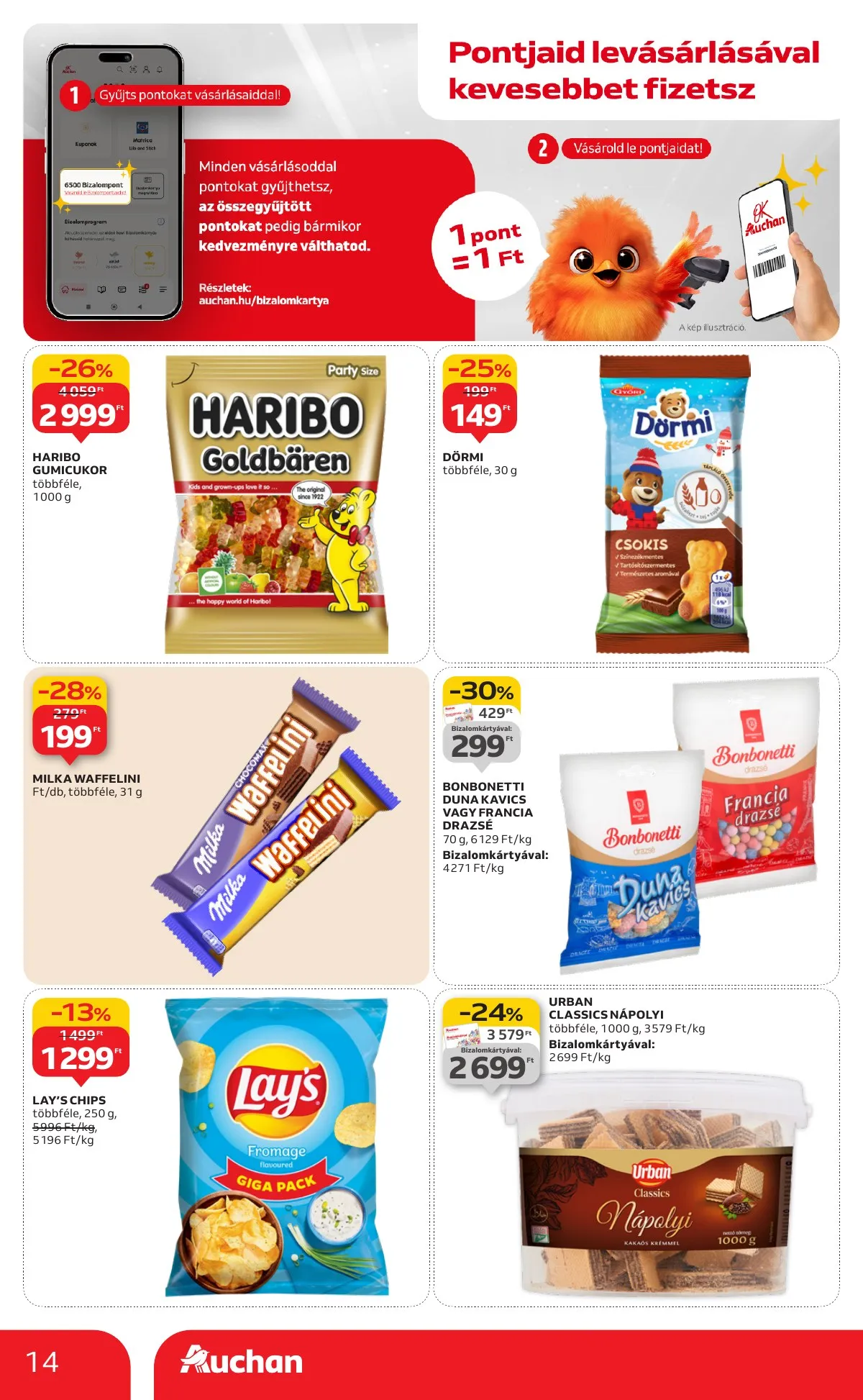 Auchan akciós újság Hipermarket 01.08–01.14 – 14. oldal
