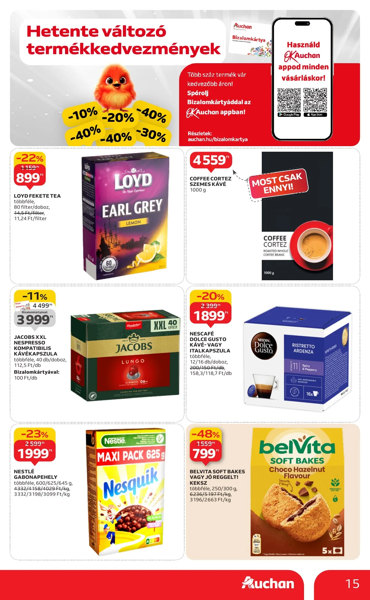 Auchan akciós újság Hipermarket 01.08–01.14 – 15. oldal