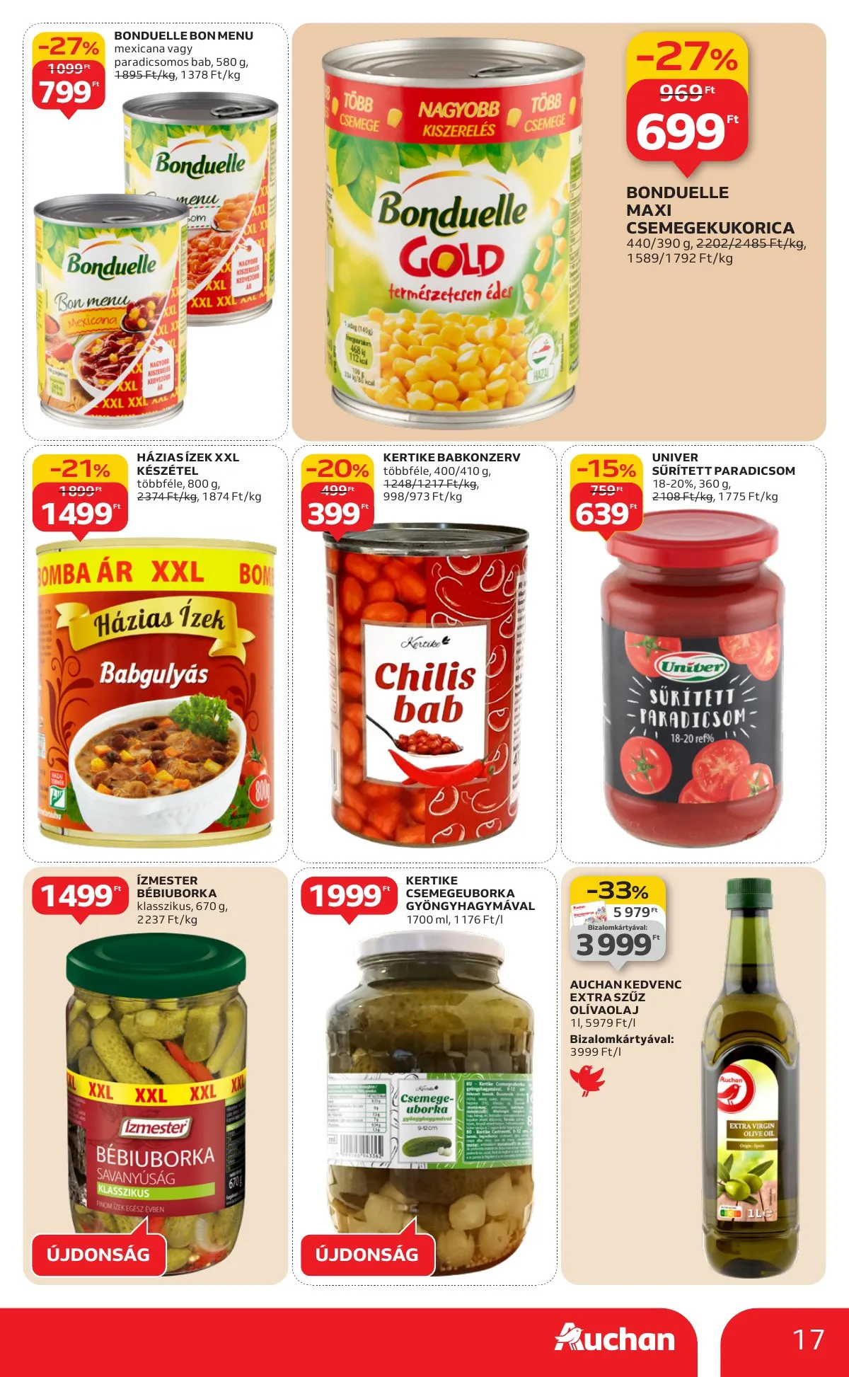 Auchan akciós újság Hipermarket 01.08–01.14 – 17. oldal