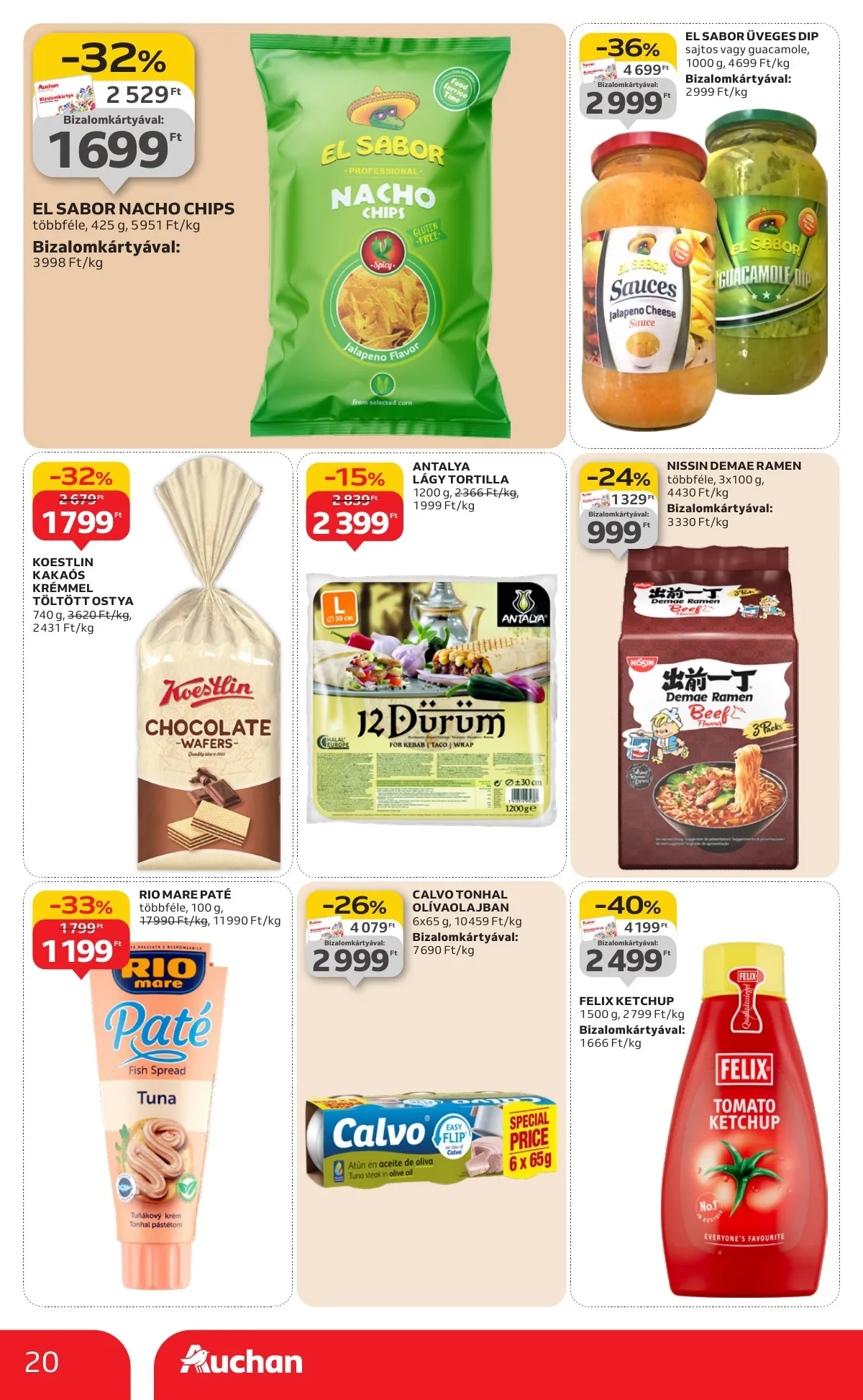 Auchan akciós újság Hipermarket 01.08–01.14 – 20. oldal
