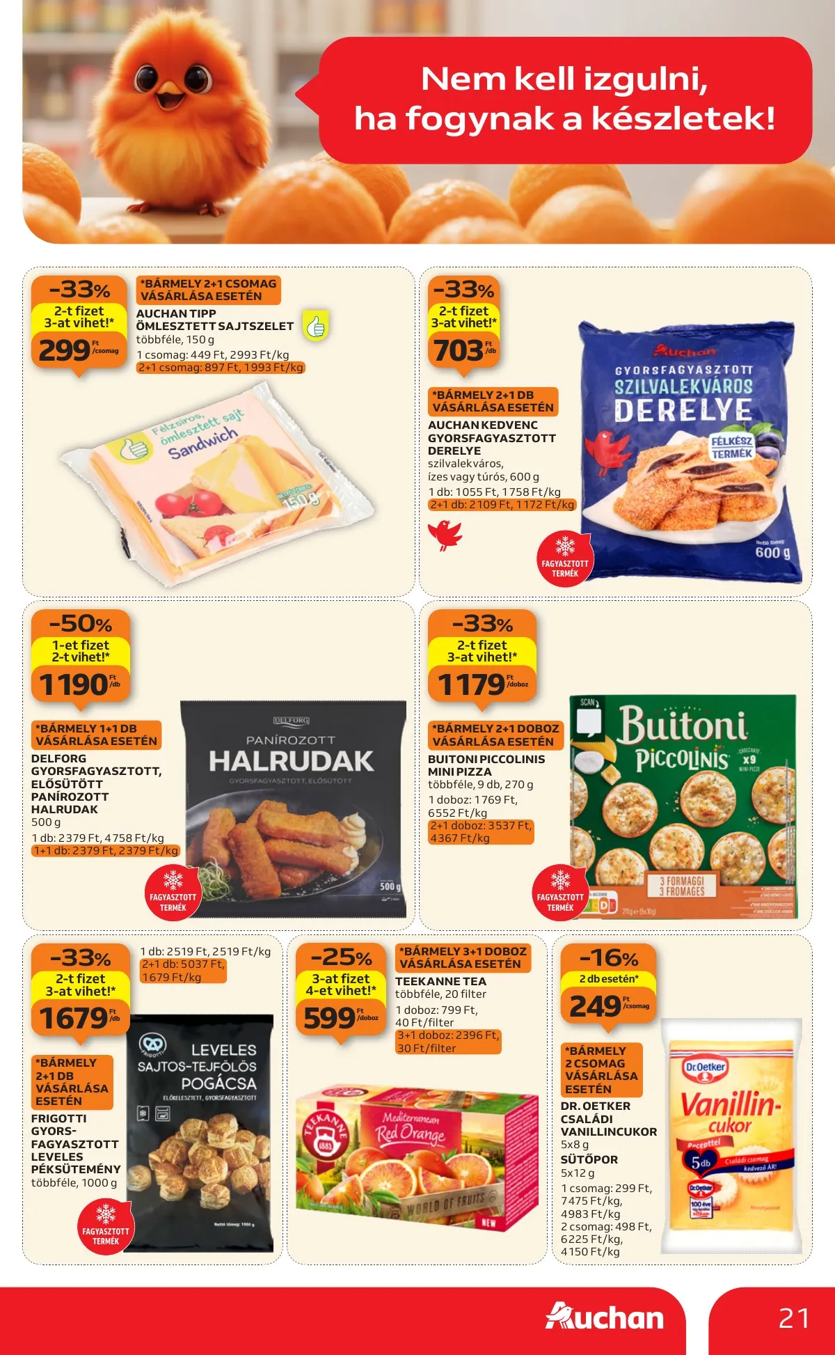 Auchan akciós újság Hipermarket 01.08–01.14 – 21. oldal