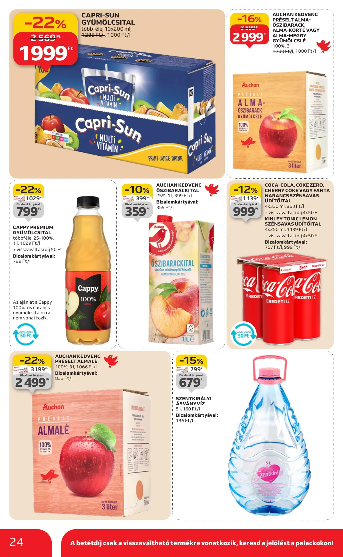 Auchan akciós újság Hipermarket 01.08–01.14 – 24. oldal