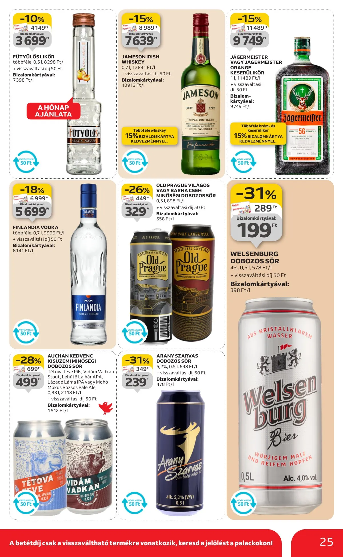 Auchan akciós újság Hipermarket 01.08–01.14 – 25. oldal