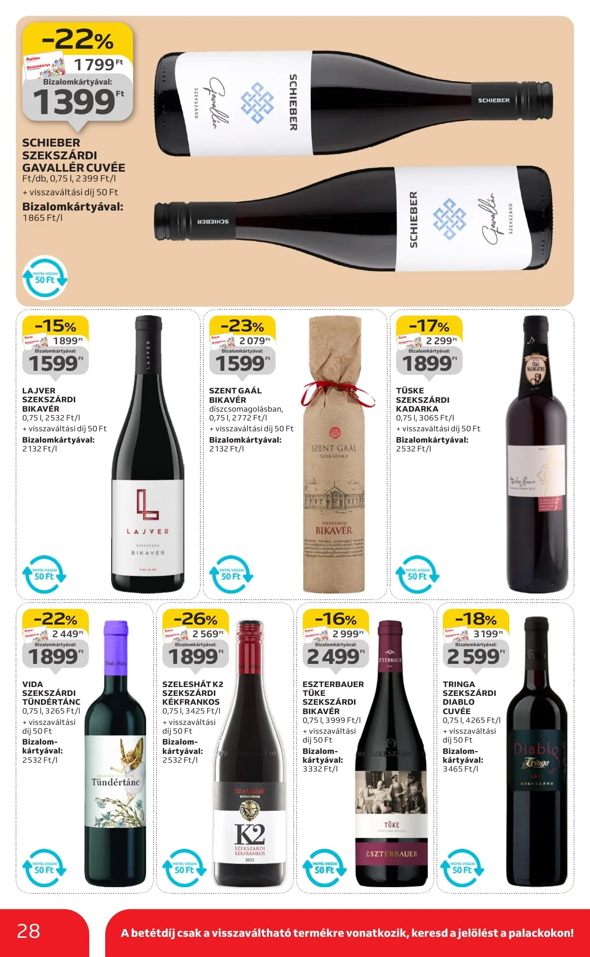 Auchan akciós újság Hipermarket 01.08–01.14 – 28. oldal