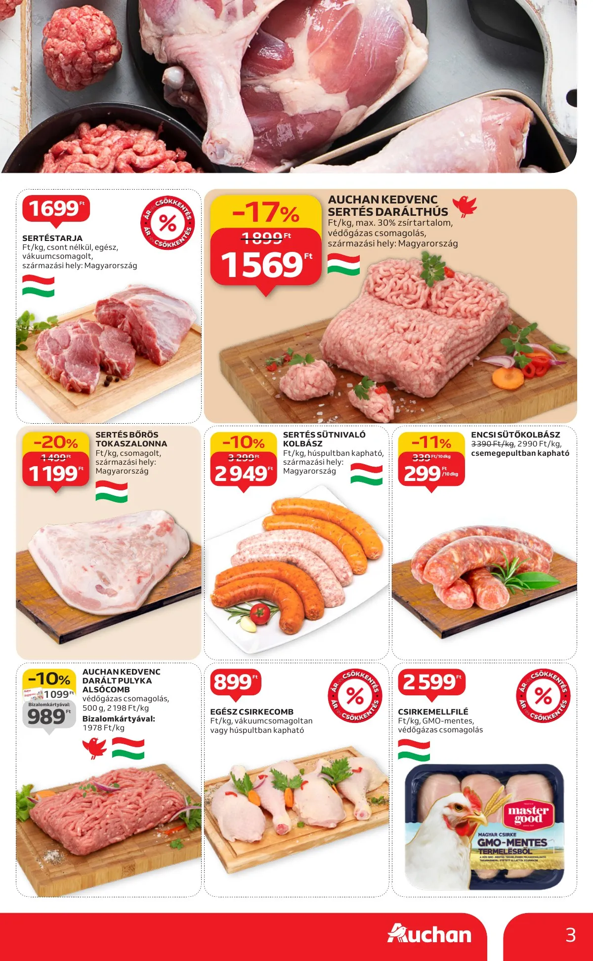 Auchan akciós újság Hipermarket 01.08–01.14 – 3. oldal