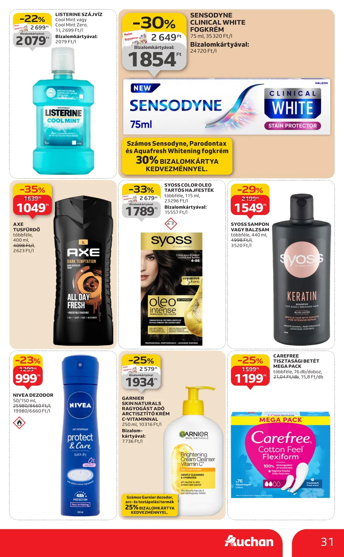 Auchan akciós újság Hipermarket 01.08–01.14 – 31. oldal