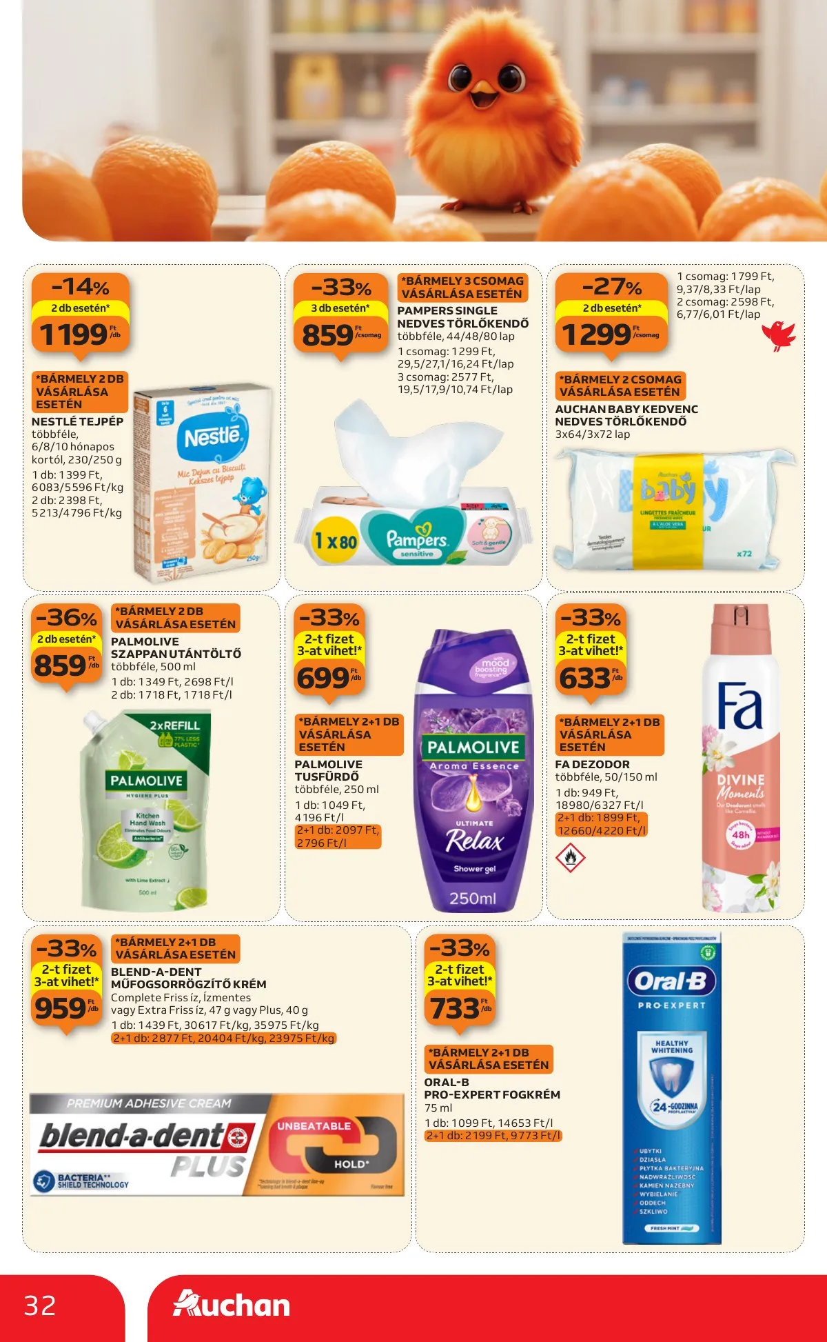 Auchan akciós újság Hipermarket 01.08–01.14 – 32. oldal
