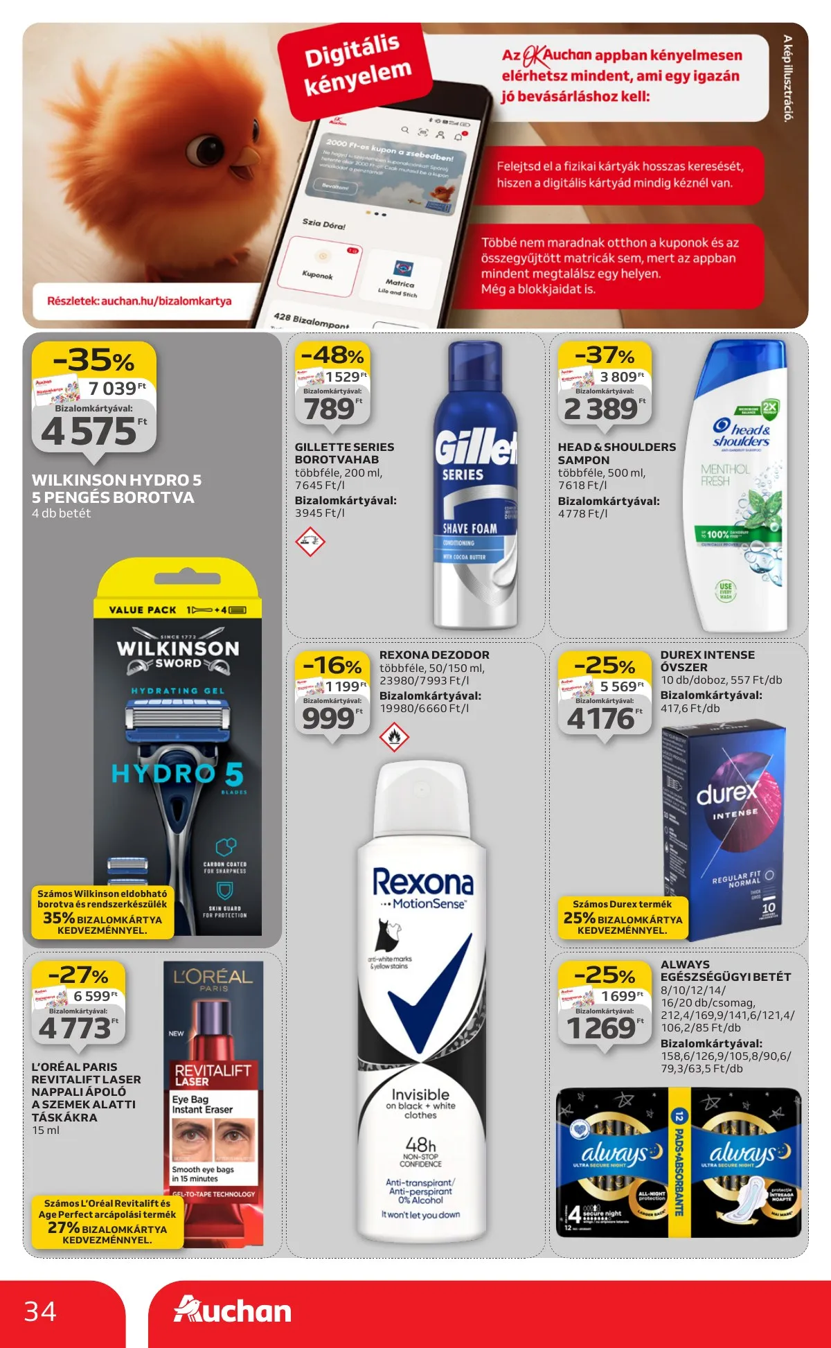 Auchan akciós újság Hipermarket 01.08–01.14 – 34. oldal