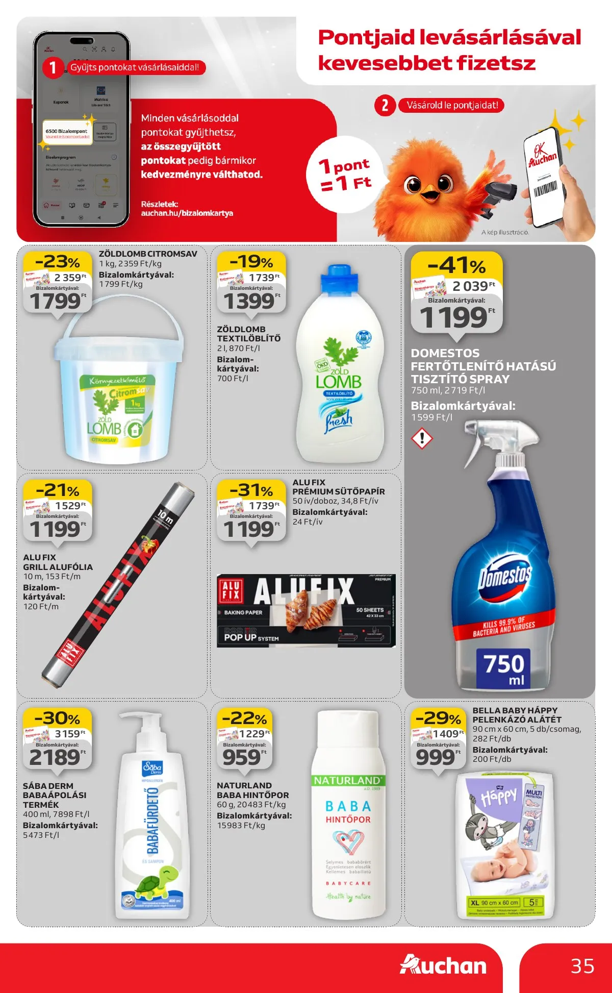 Auchan akciós újság Hipermarket 01.08–01.14 – 35. oldal