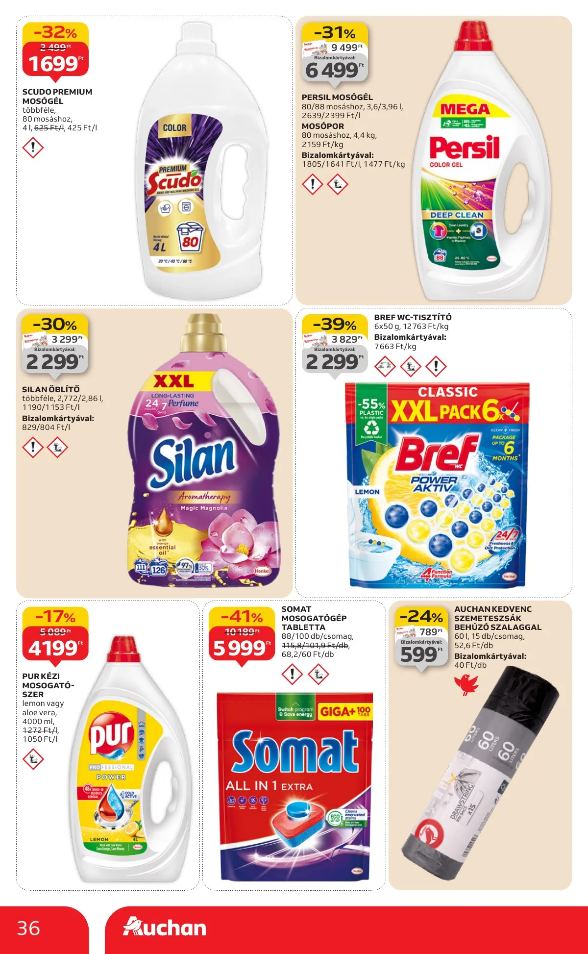 Auchan akciós újság Hipermarket 01.08–01.14 – 36. oldal