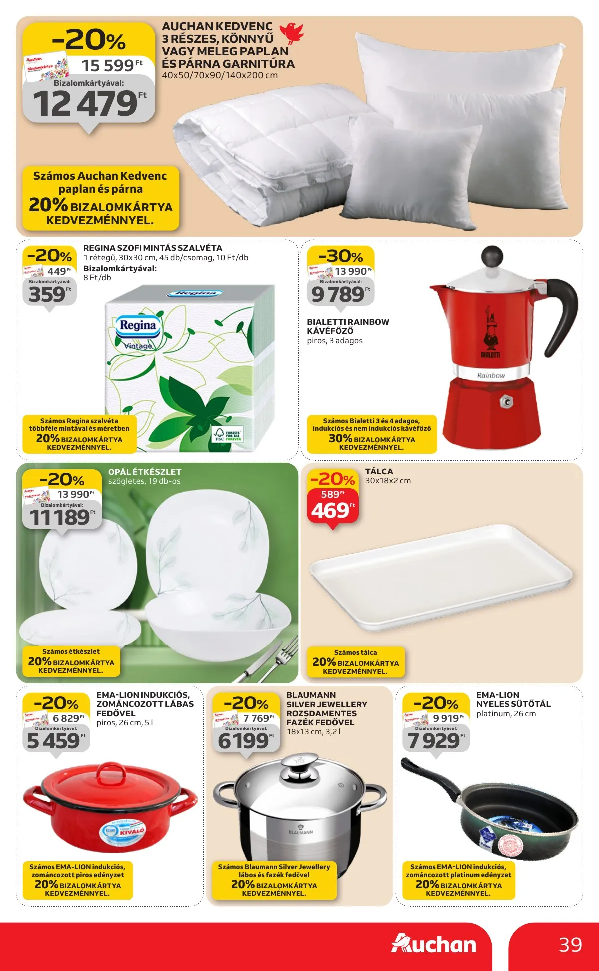 Auchan akciós újság Hipermarket 01.08–01.14 – 39. oldal