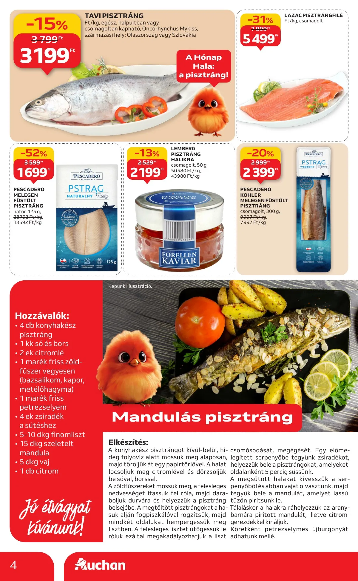 Auchan akciós újság Hipermarket 01.08–01.14 – 4. oldal