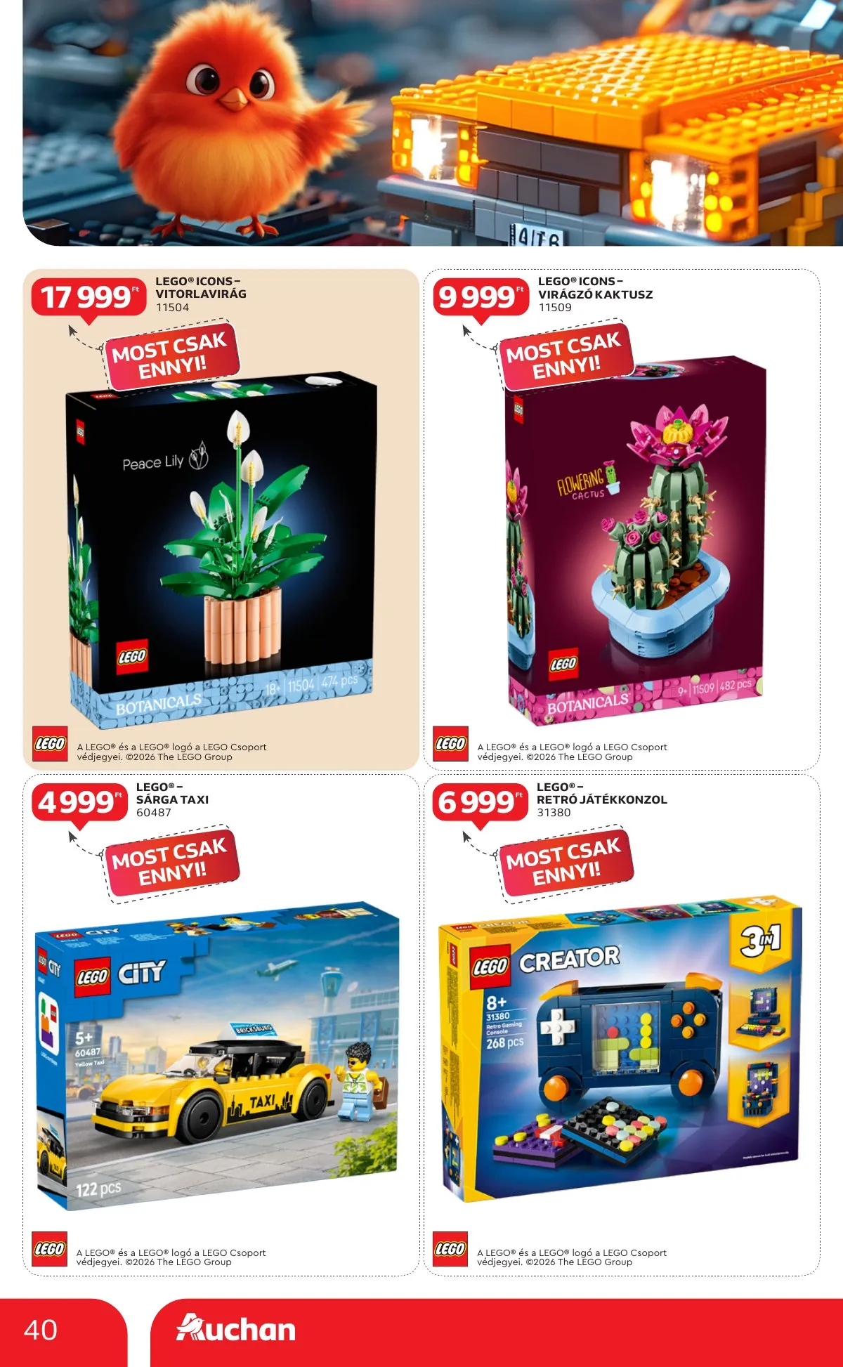Auchan akciós újság Hipermarket 01.08–01.14 – 40. oldal