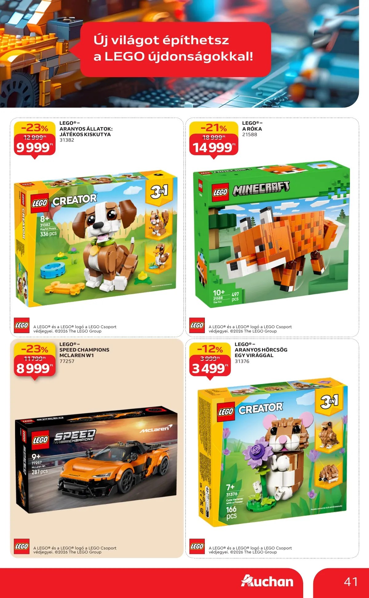 Auchan akciós újság Hipermarket 01.08–01.14 – 41. oldal