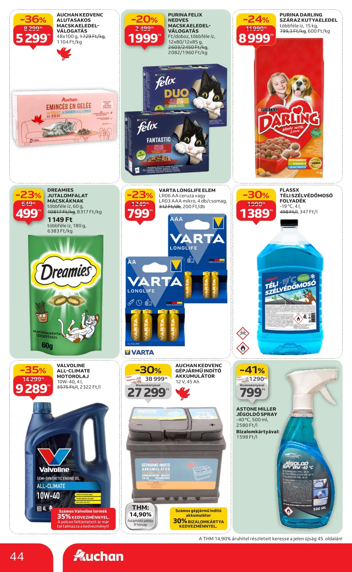 Auchan akciós újság Hipermarket 01.08–01.14 – 44. oldal