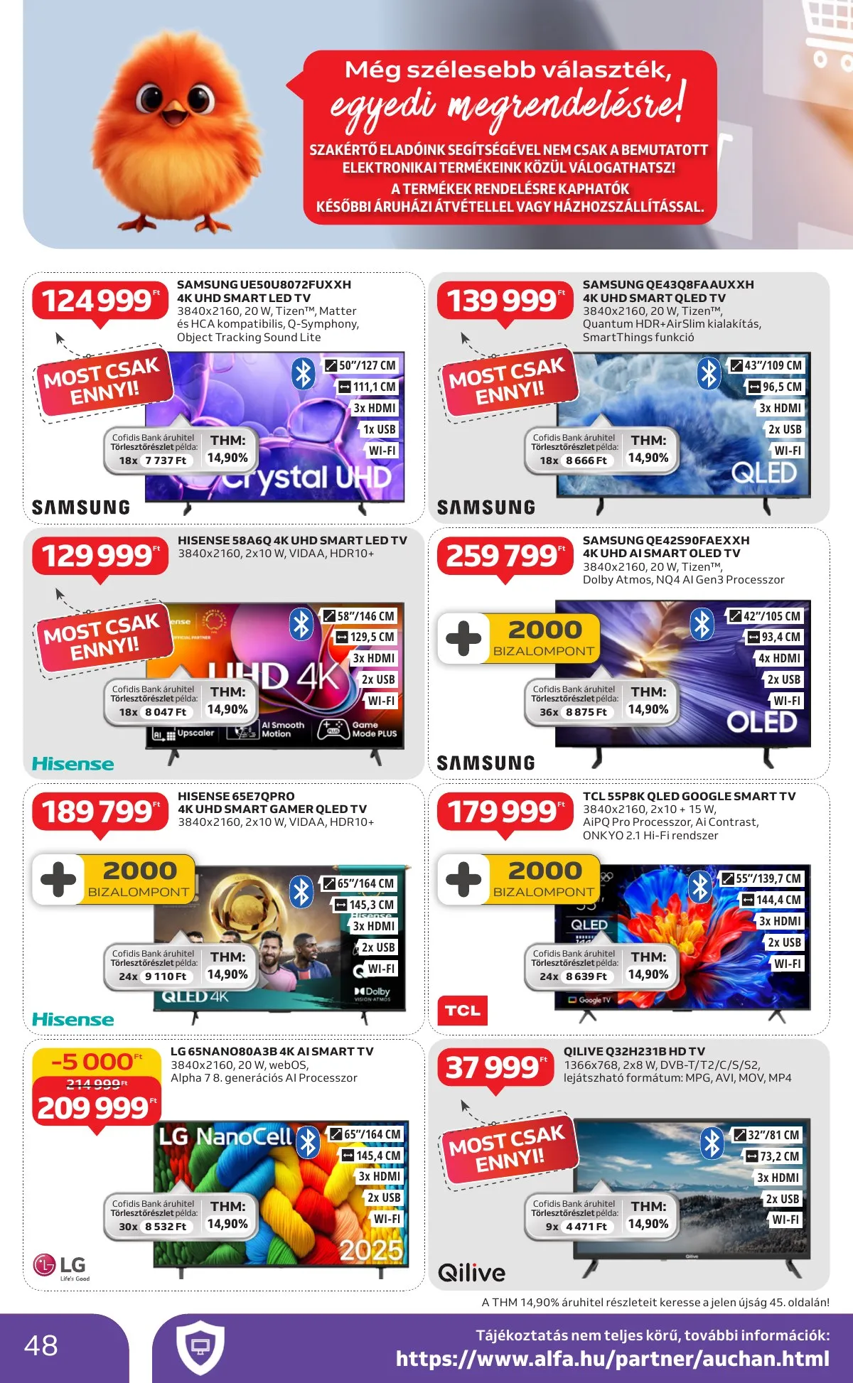 Auchan akciós újság Hipermarket 01.08–01.14 – 48. oldal