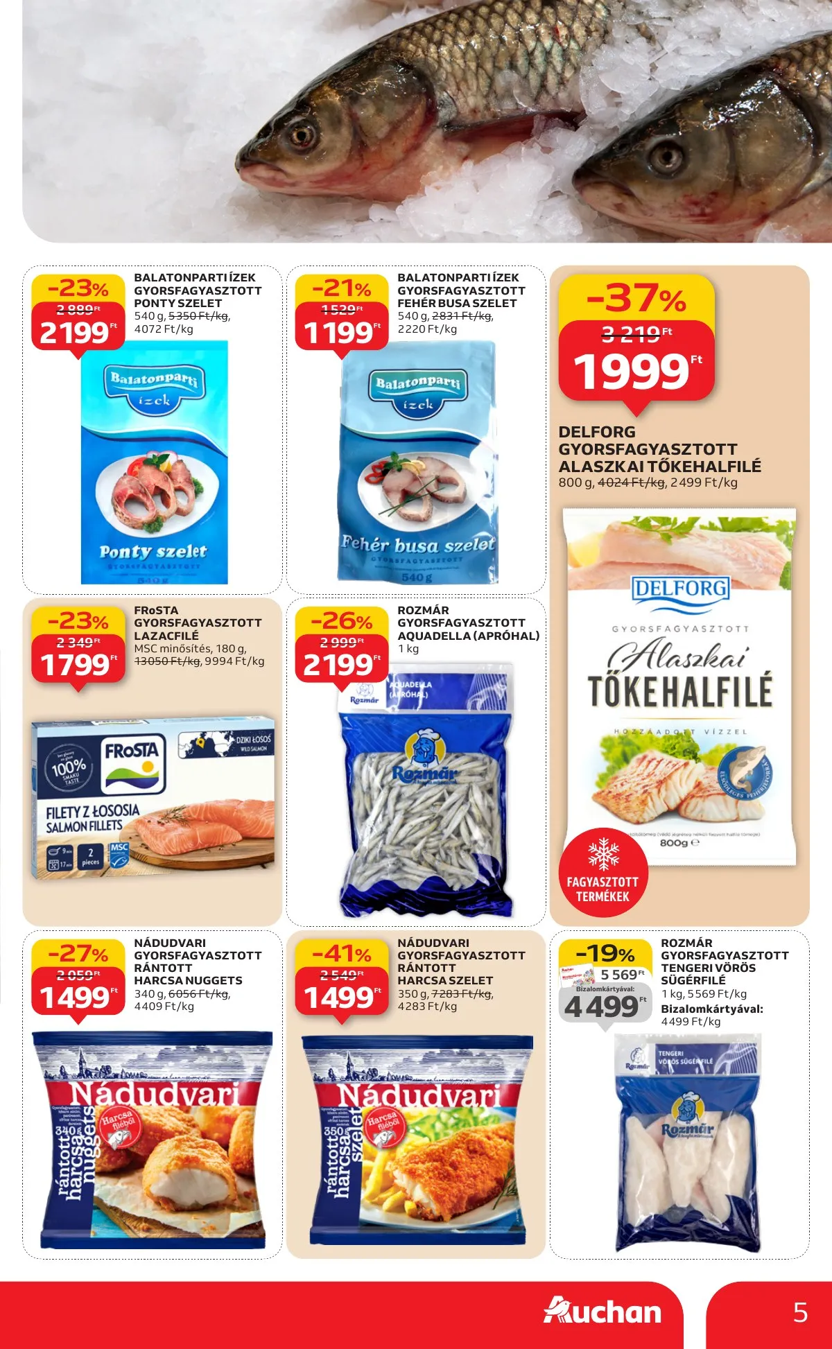 Auchan akciós újság Hipermarket 01.08–01.14 – 5. oldal