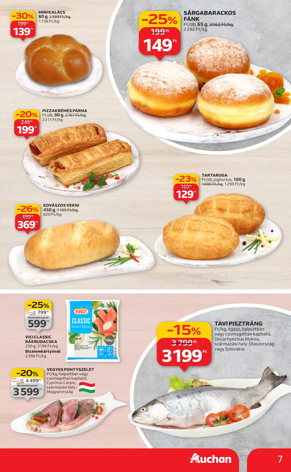 Auchan akciós újság Hipermarket 01.08–01.14 – 7. oldal