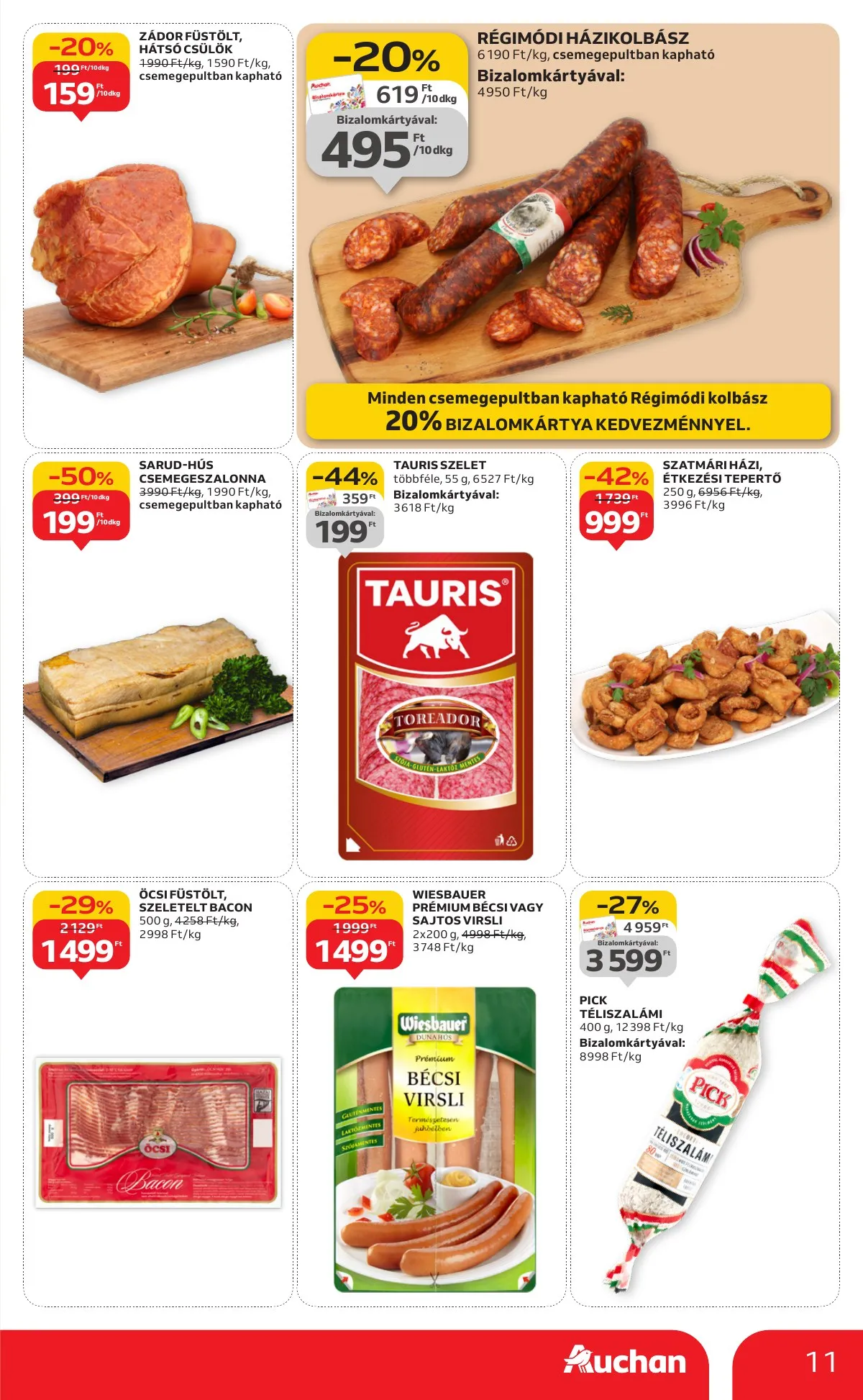 Auchan akciós újság Hipermarket 01.15–01.21 – 11. oldal
