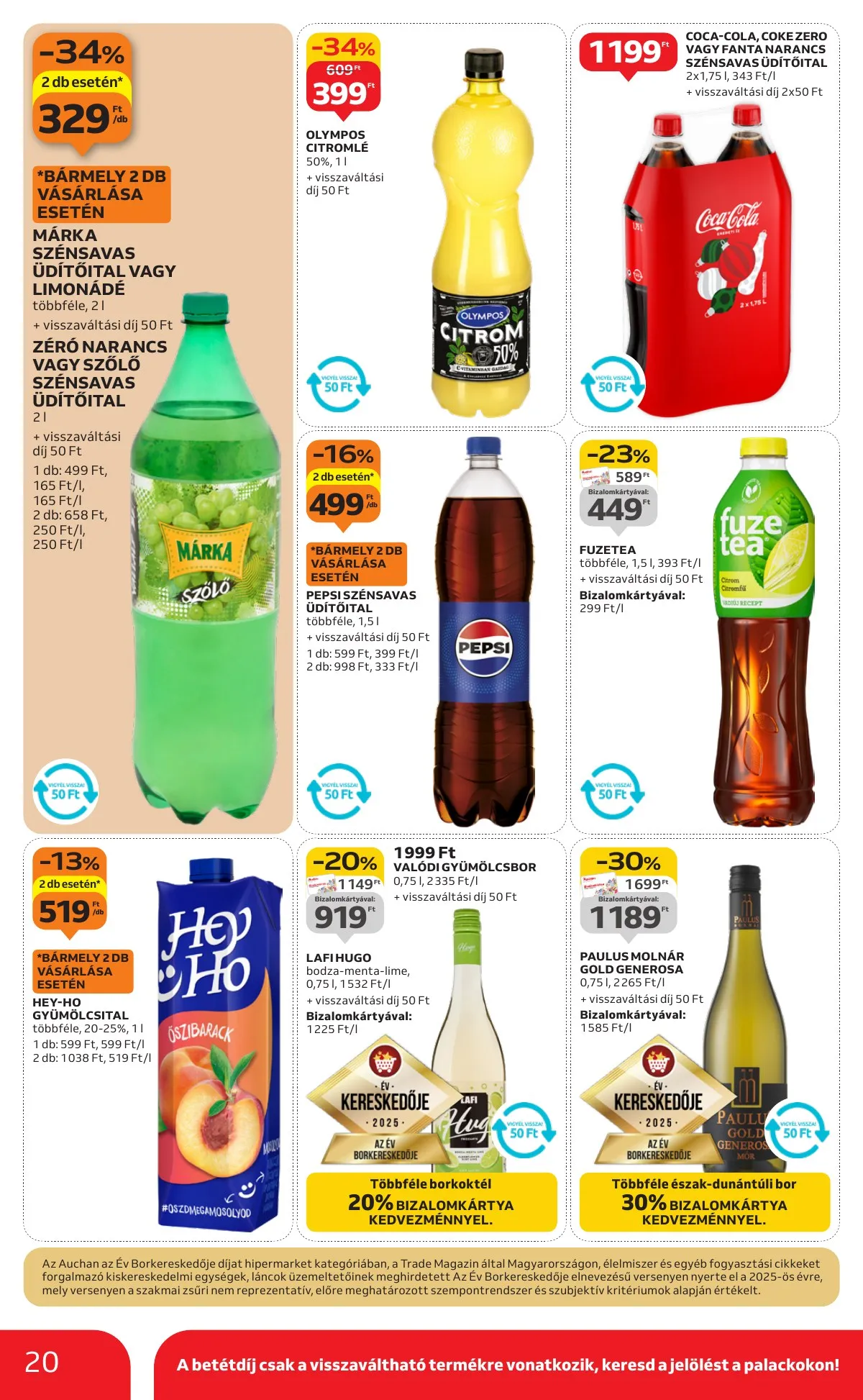 Auchan akciós újság Hipermarket 01.15–01.21 – 20. oldal