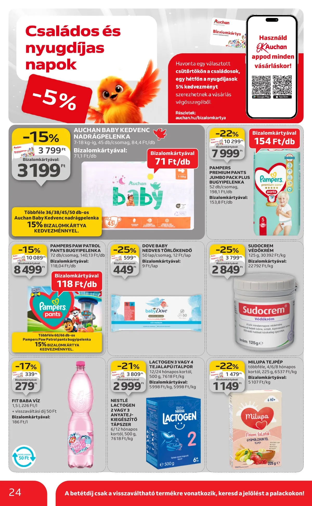 Auchan akciós újság Hipermarket 01.15–01.21 – 24. oldal