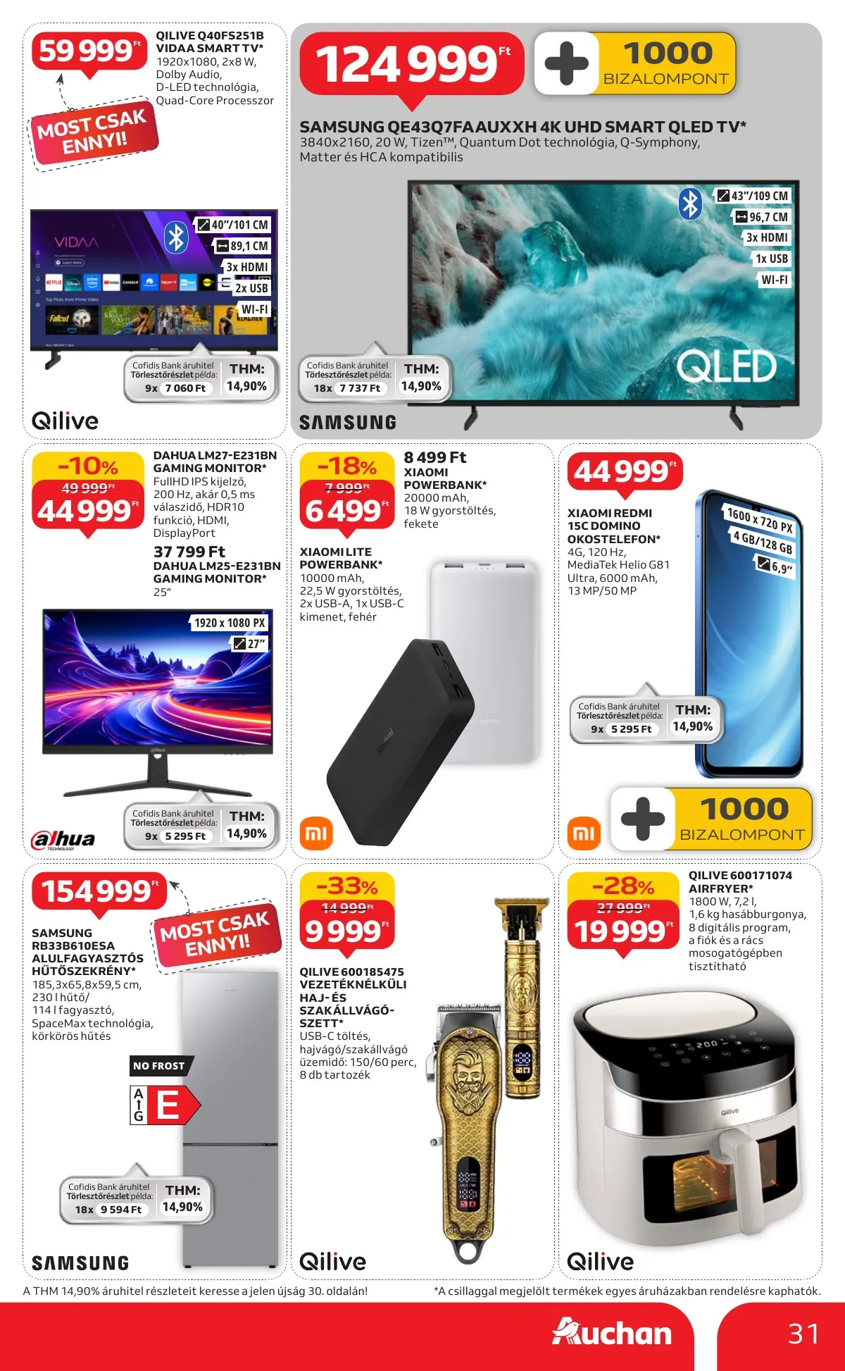 Auchan akciós újság Hipermarket 01.15–01.21 – 31. oldal