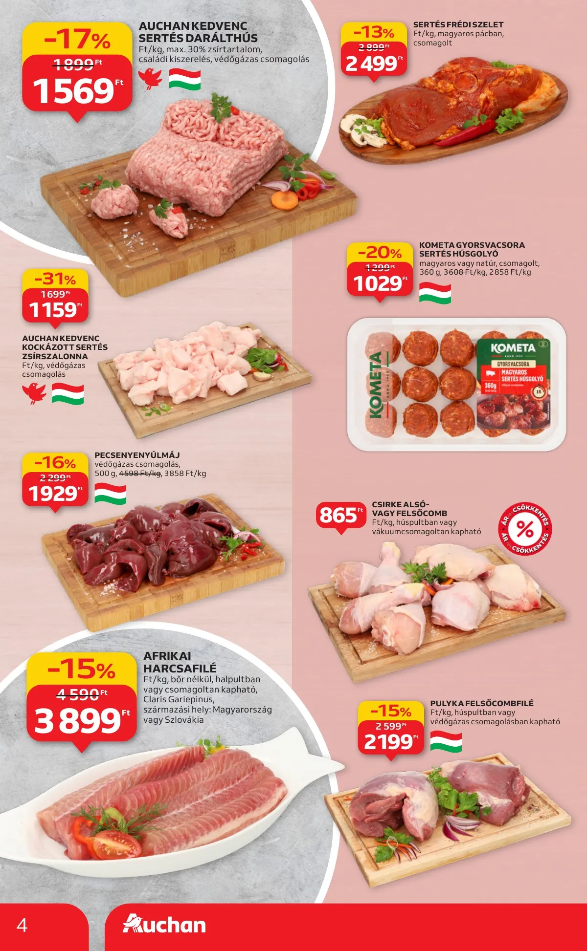 Auchan akciós újság Hipermarket 01.15–01.21 – 4. oldal