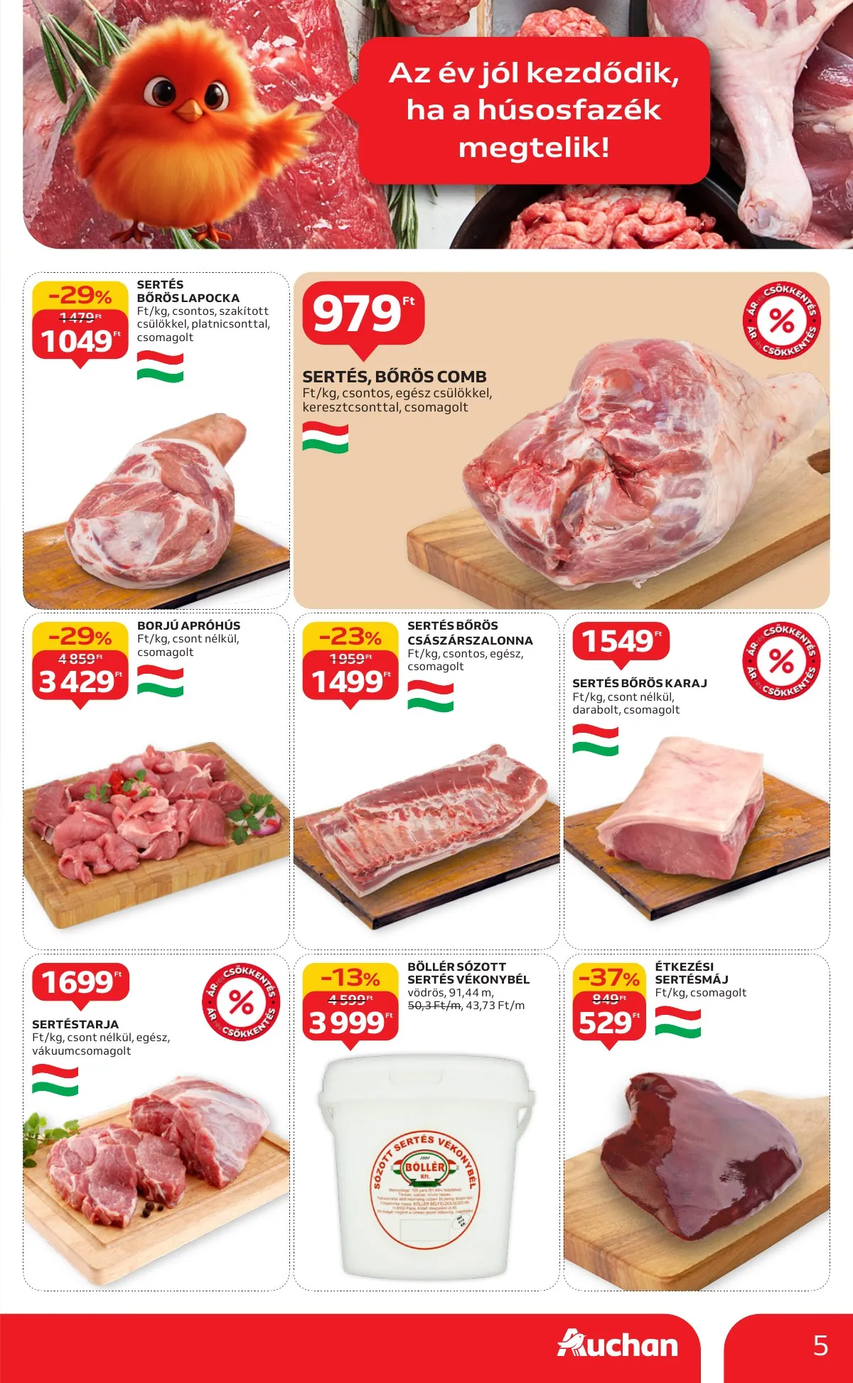Auchan akciós újság Hipermarket 01.15–01.21 – 5. oldal