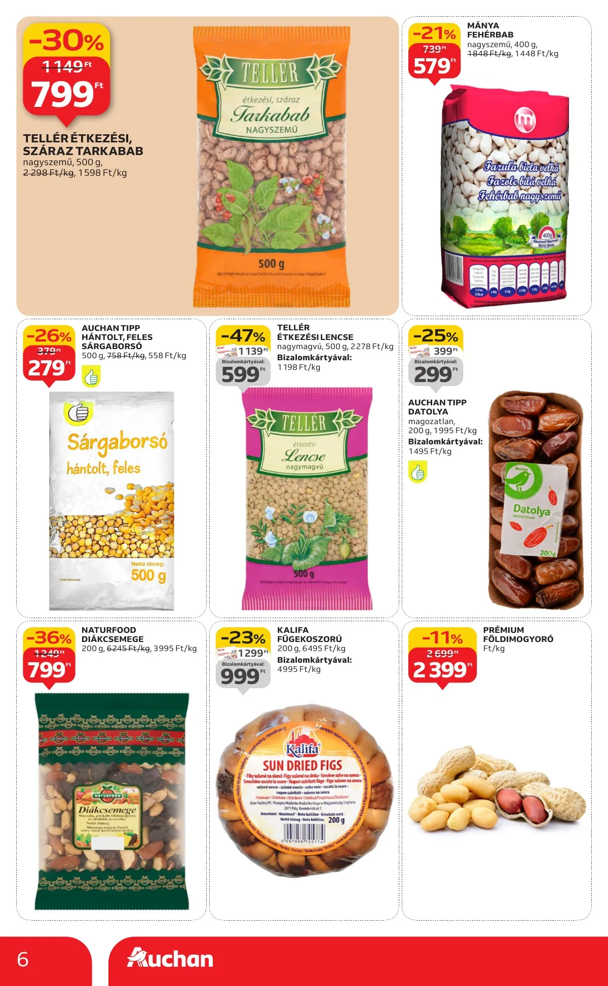 Auchan akciós újság Hipermarket 01.15–01.21 – 6. oldal
