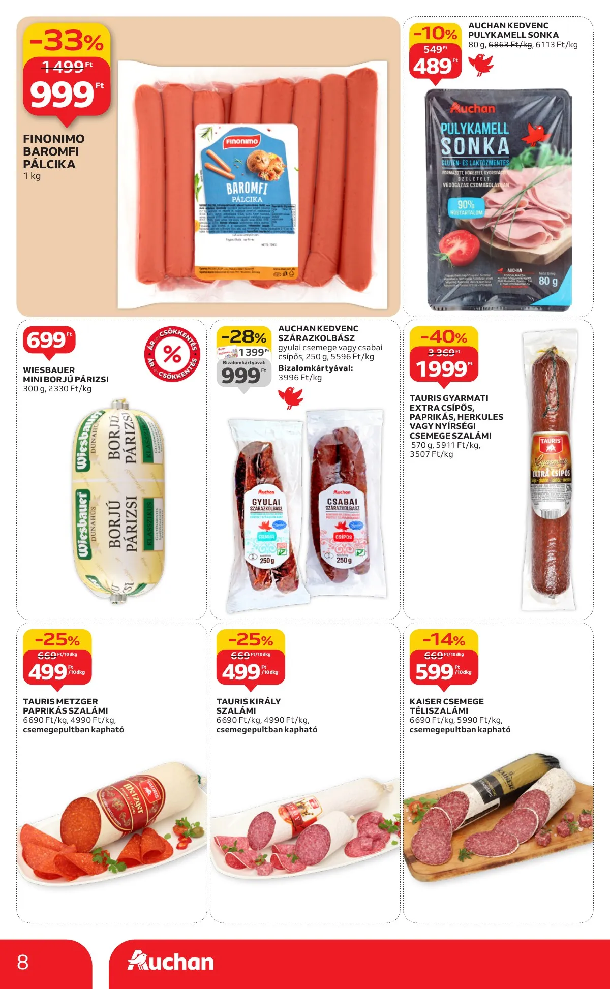 Auchan akciós újság Hipermarket 01.15–01.21 – 8. oldal