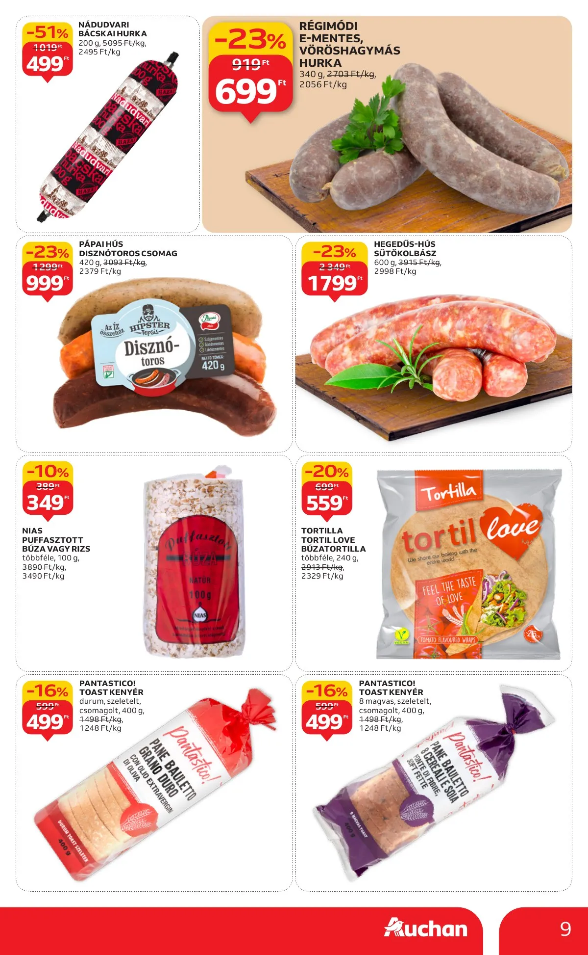 Auchan akciós újság Hipermarket 01.15–01.21 – 9. oldal