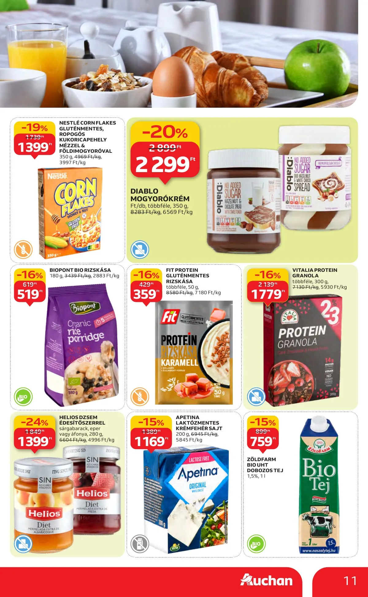 Auchan akciós újság Hipermarket 01.22–01.28 – 11. oldal