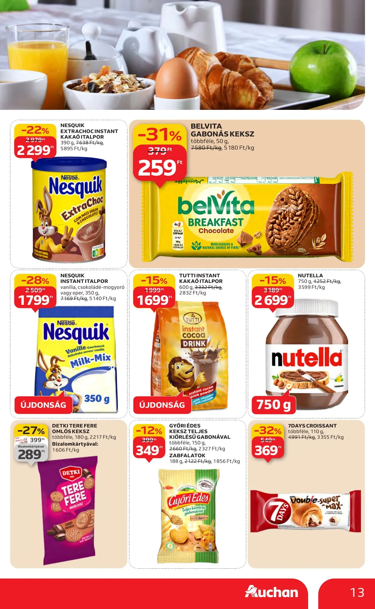 Auchan akciós újság Hipermarket 01.22–01.28 – 13. oldal