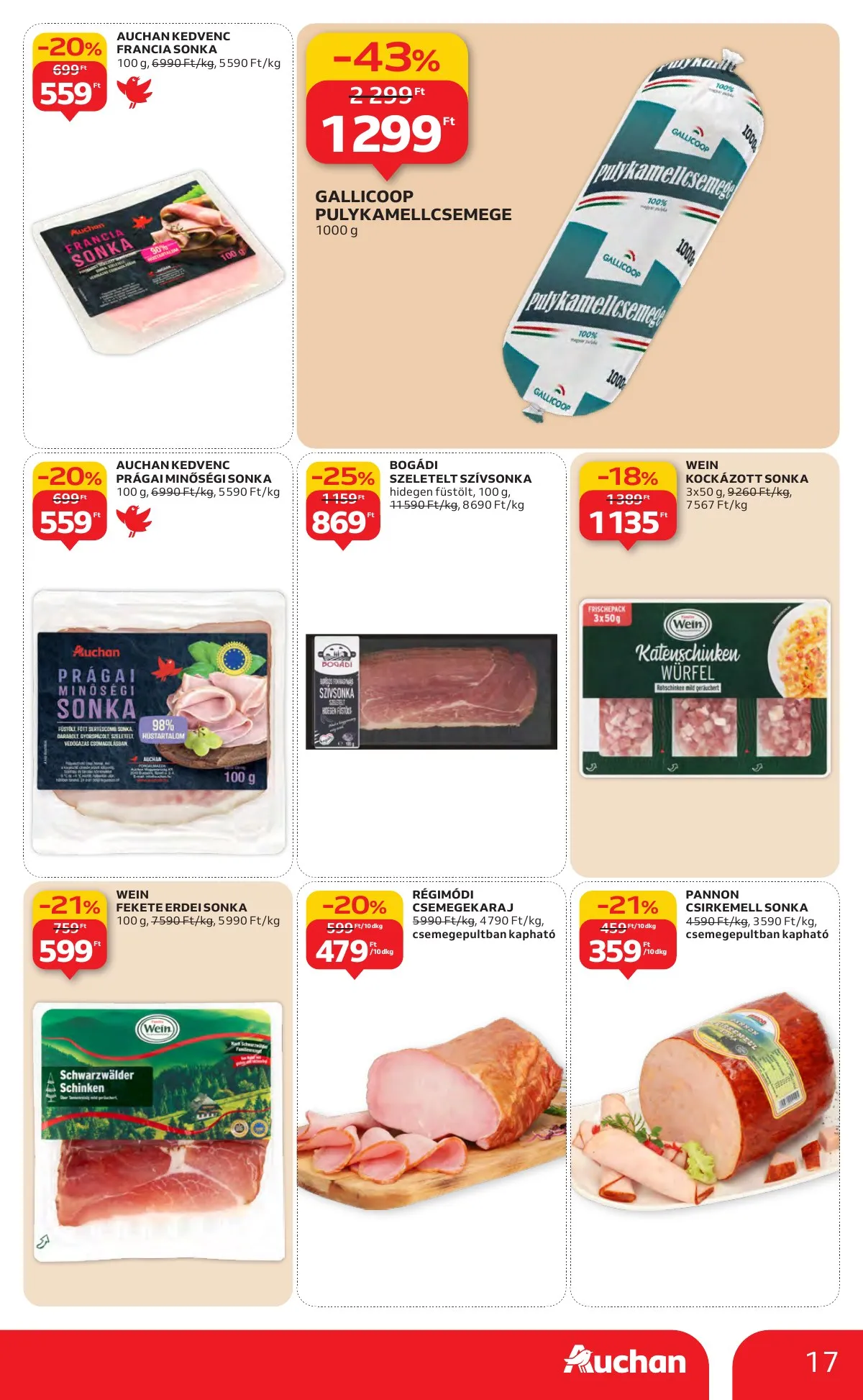 Auchan akciós újság Hipermarket 01.22–01.28 – 17. oldal