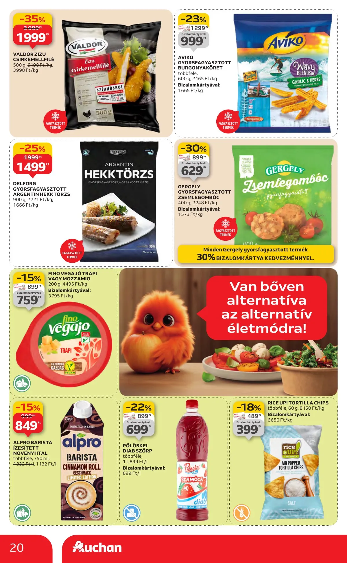 Auchan akciós újság Hipermarket 01.22–01.28 – 20. oldal
