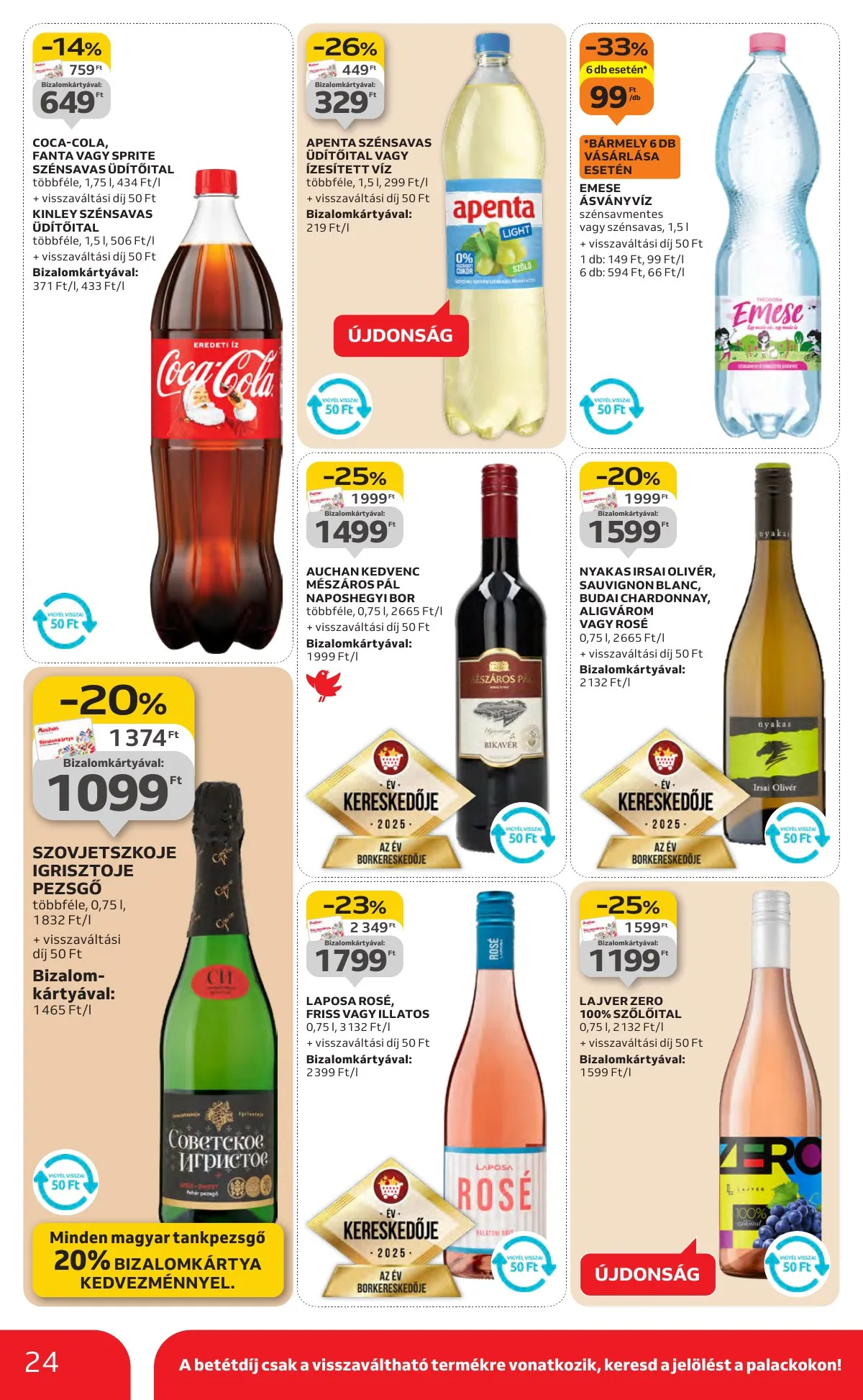 Auchan akciós újság Hipermarket 01.22–01.28 – 24. oldal