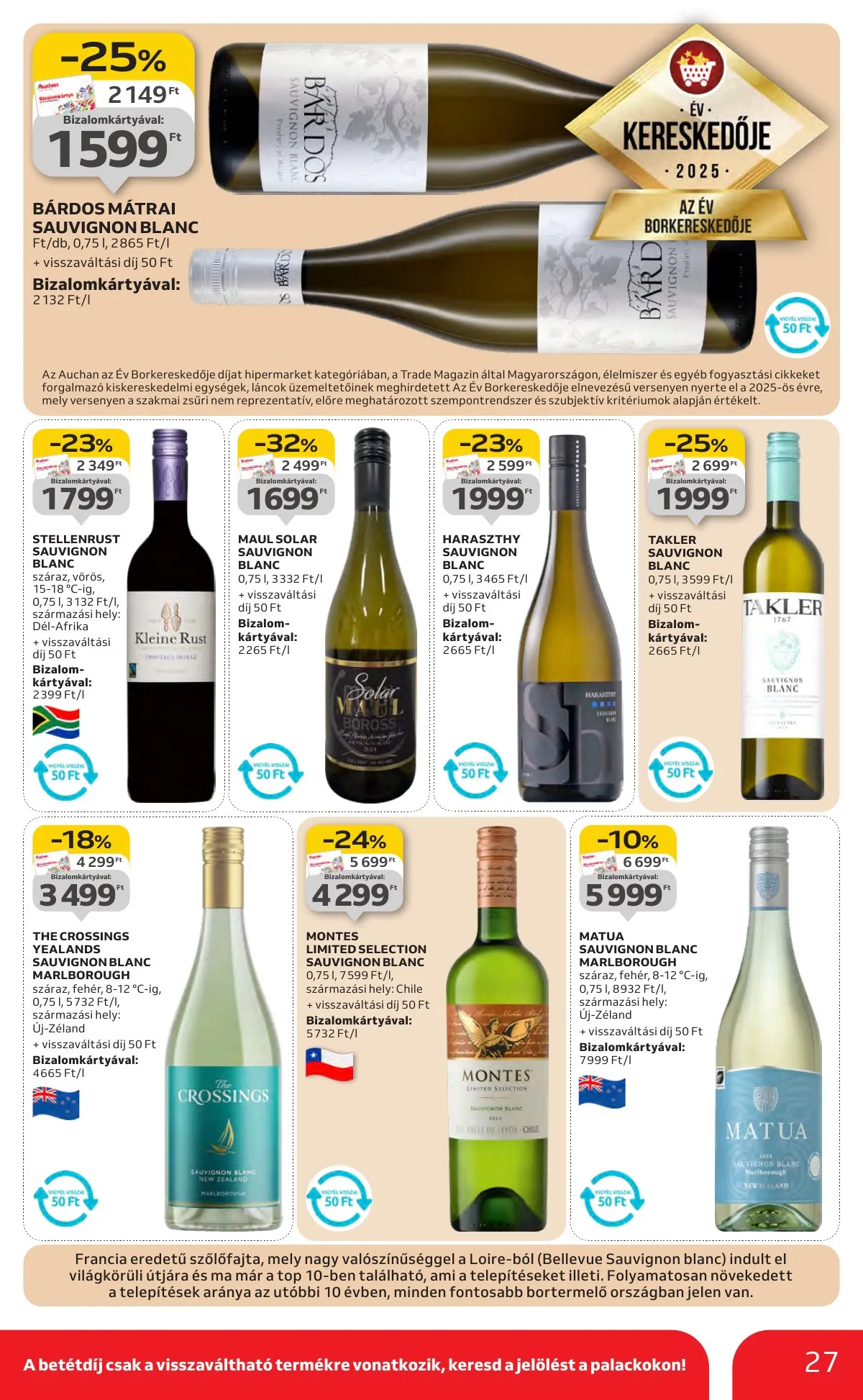 Auchan akciós újság Hipermarket 01.22–01.28 – 27. oldal