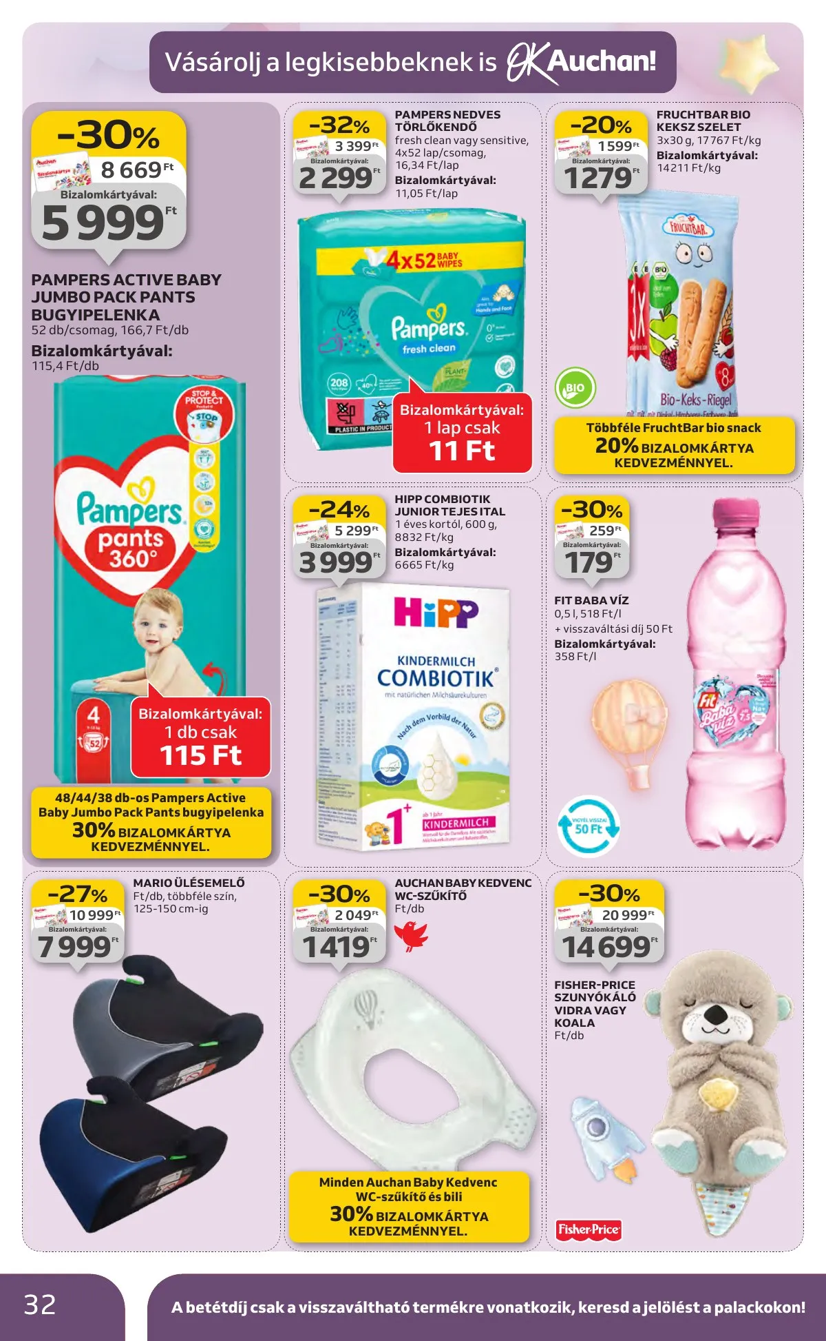 Auchan akciós újság Hipermarket 01.22–01.28 – 32. oldal