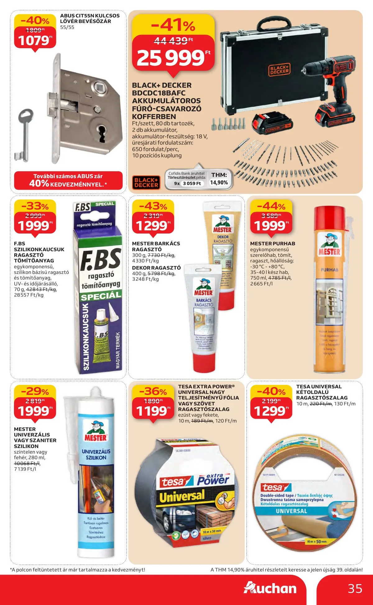 Auchan akciós újság Hipermarket 01.22–01.28 – 35. oldal