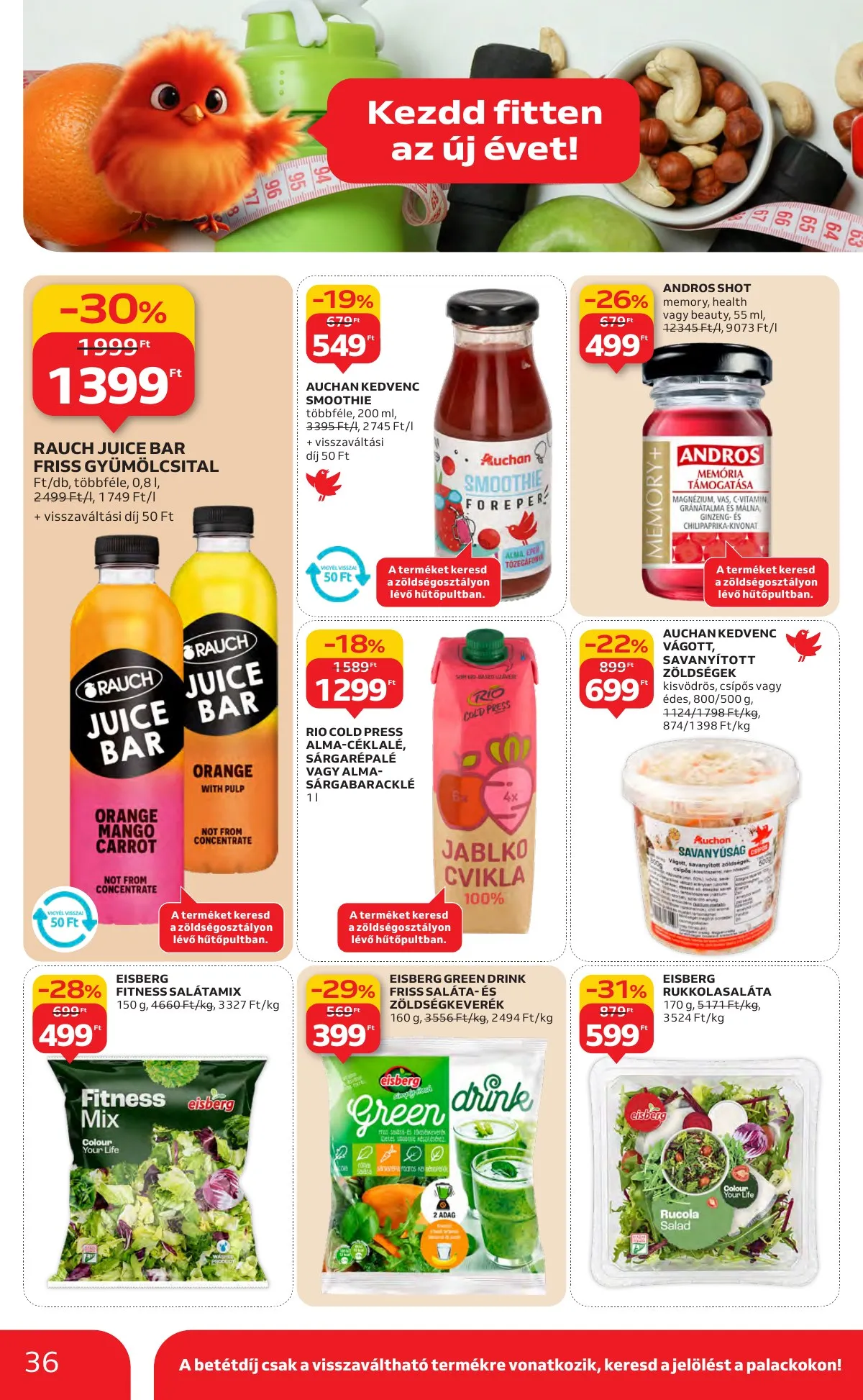 Auchan akciós újság Hipermarket 01.22–01.28 – 36. oldal