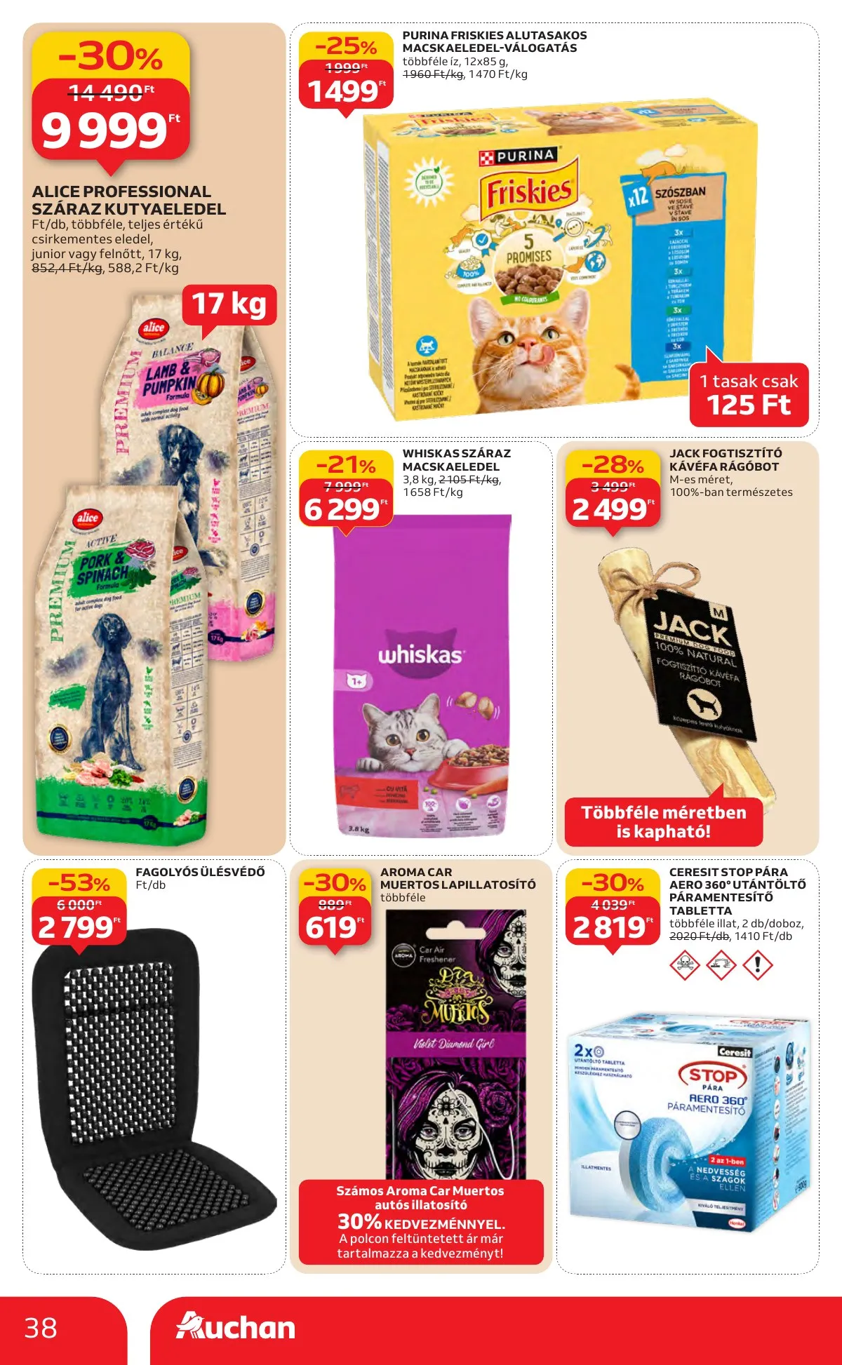 Auchan akciós újság Hipermarket 01.22–01.28 – 38. oldal