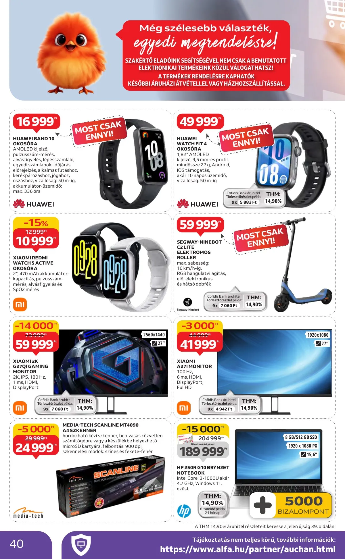Auchan akciós újság Hipermarket 01.22–01.28 – 40. oldal
